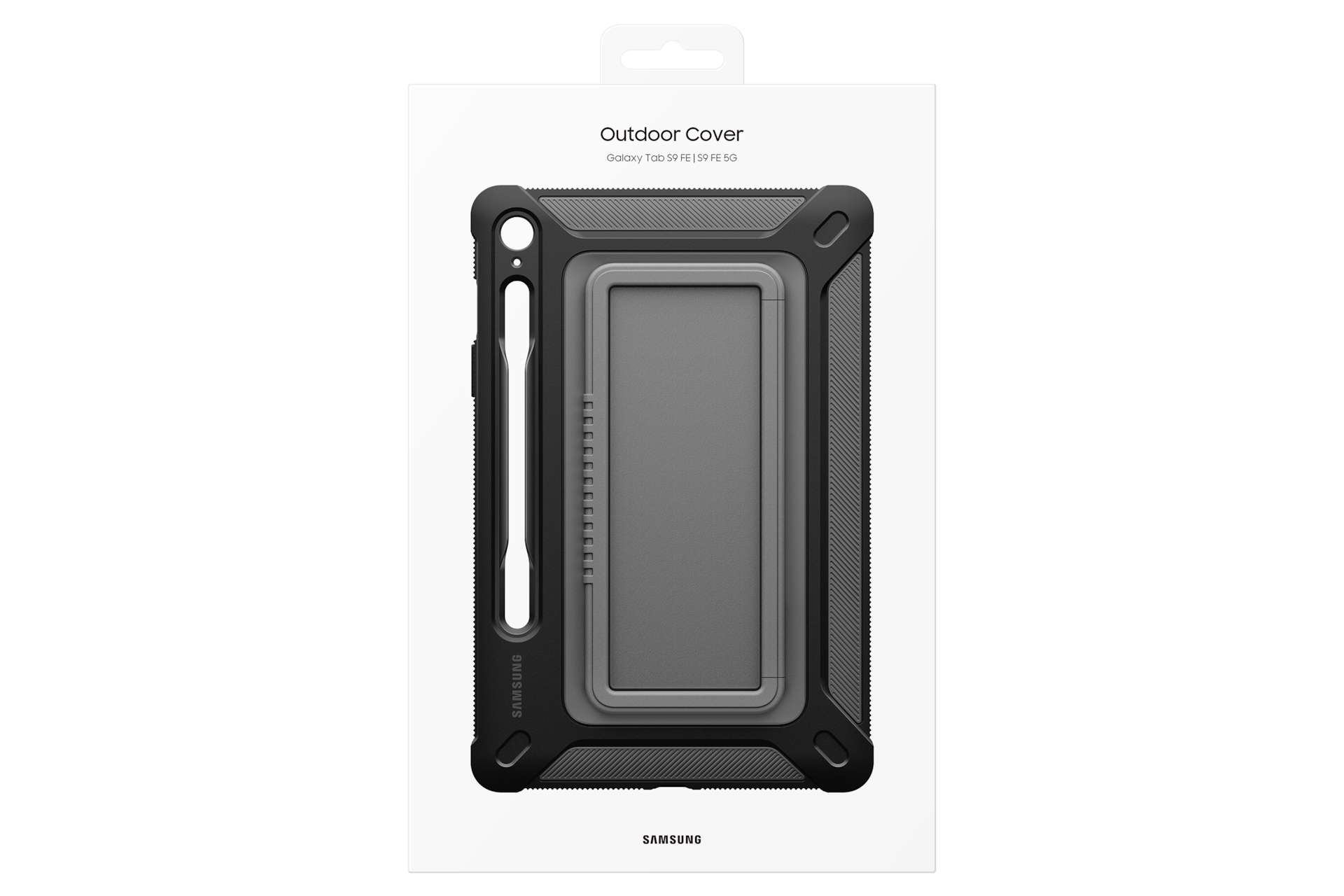 갤럭시 탭 S9 FE 아웃도어 커버 (블랙) 박스 이미지