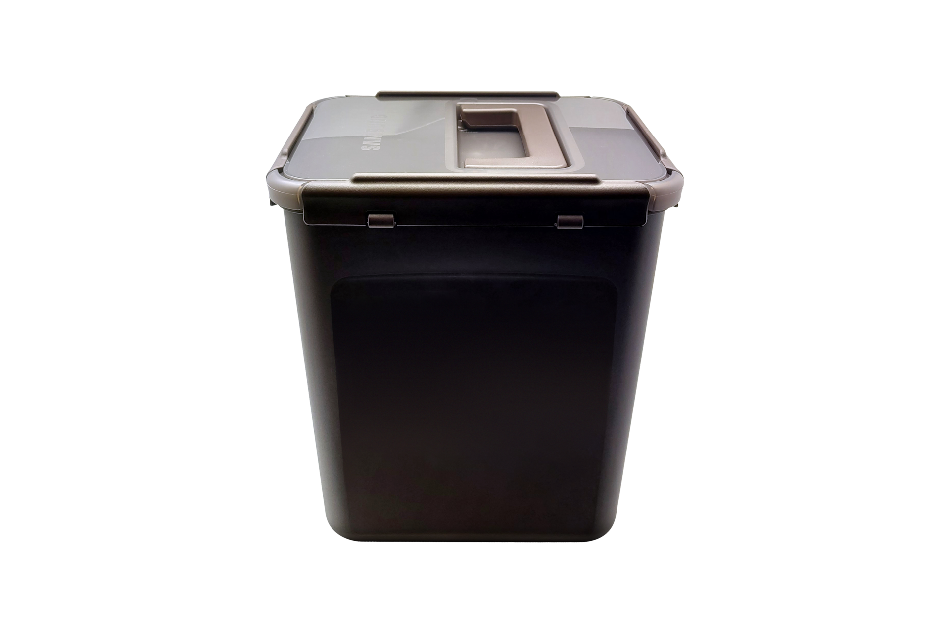 안심 김치통 10.8 L 1개 (김치플러스 313 L 490 L 중칸, 313 L 586 L 하칸) 다크타프 색상 정면컷