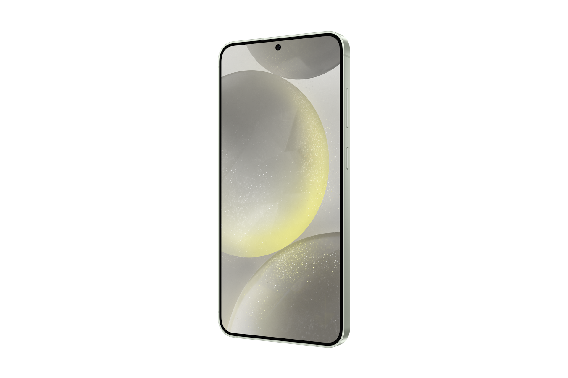 갤럭시 S24+ 자급제 (삼성닷컴/삼성 강남 전용컬러) 제이드 그린 오른쪽 30도 앞측면