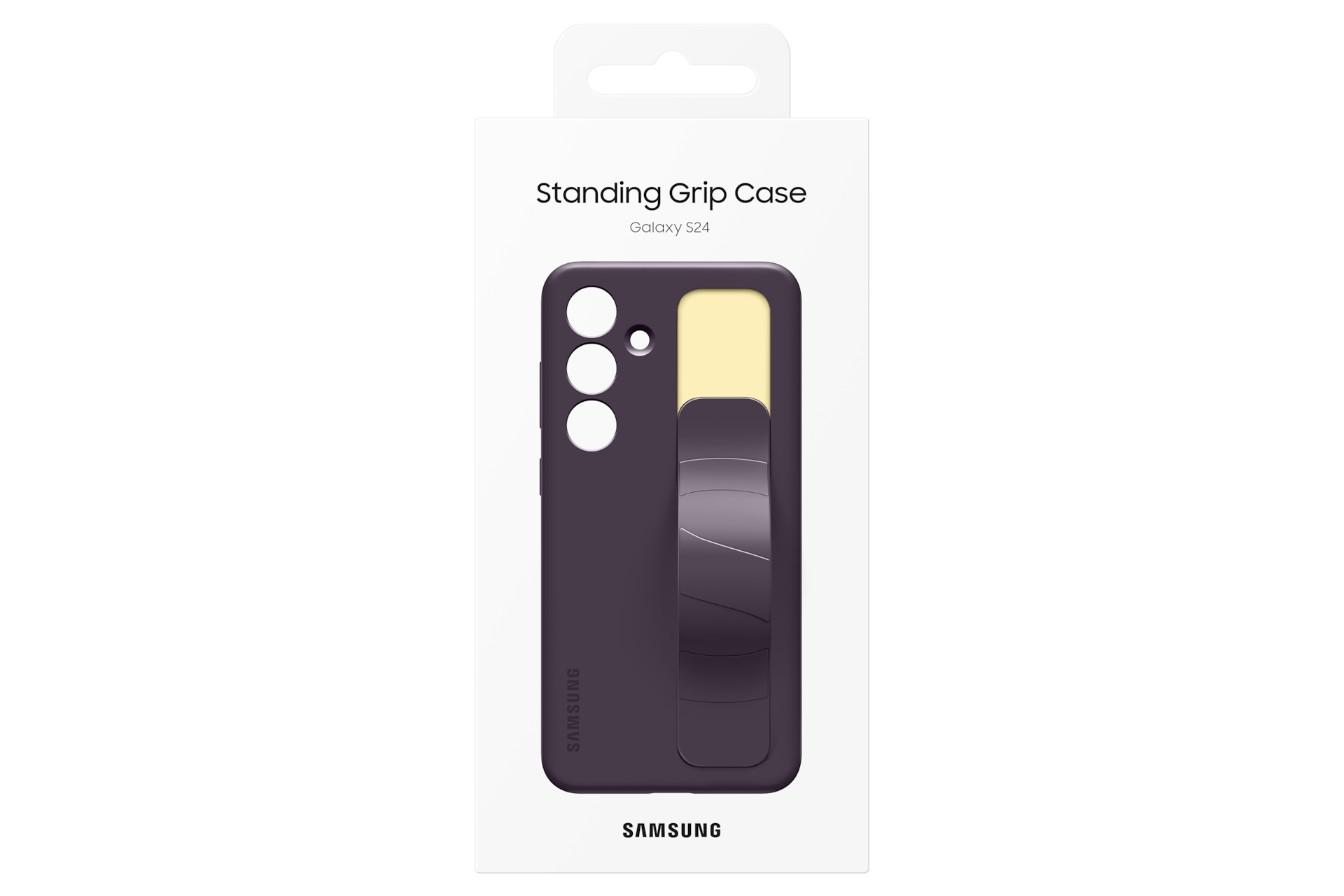 갤럭시 S24 스탠딩 그립 케이스 (다크 바이올렛) 박스 정면 이미지