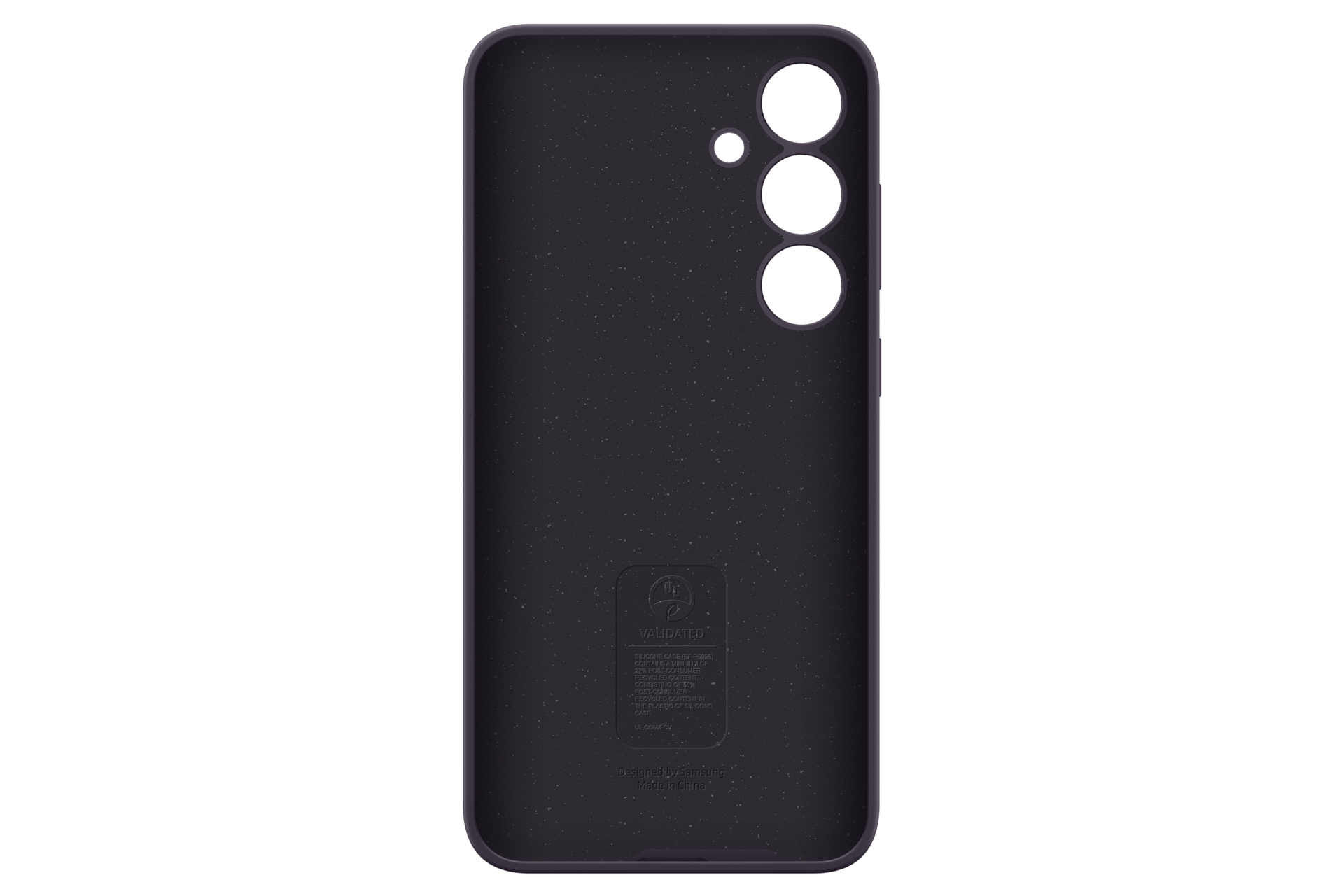 갤럭시 S24+ 실리콘 케이스 (다크 바이올렛) 뒷면 이미지