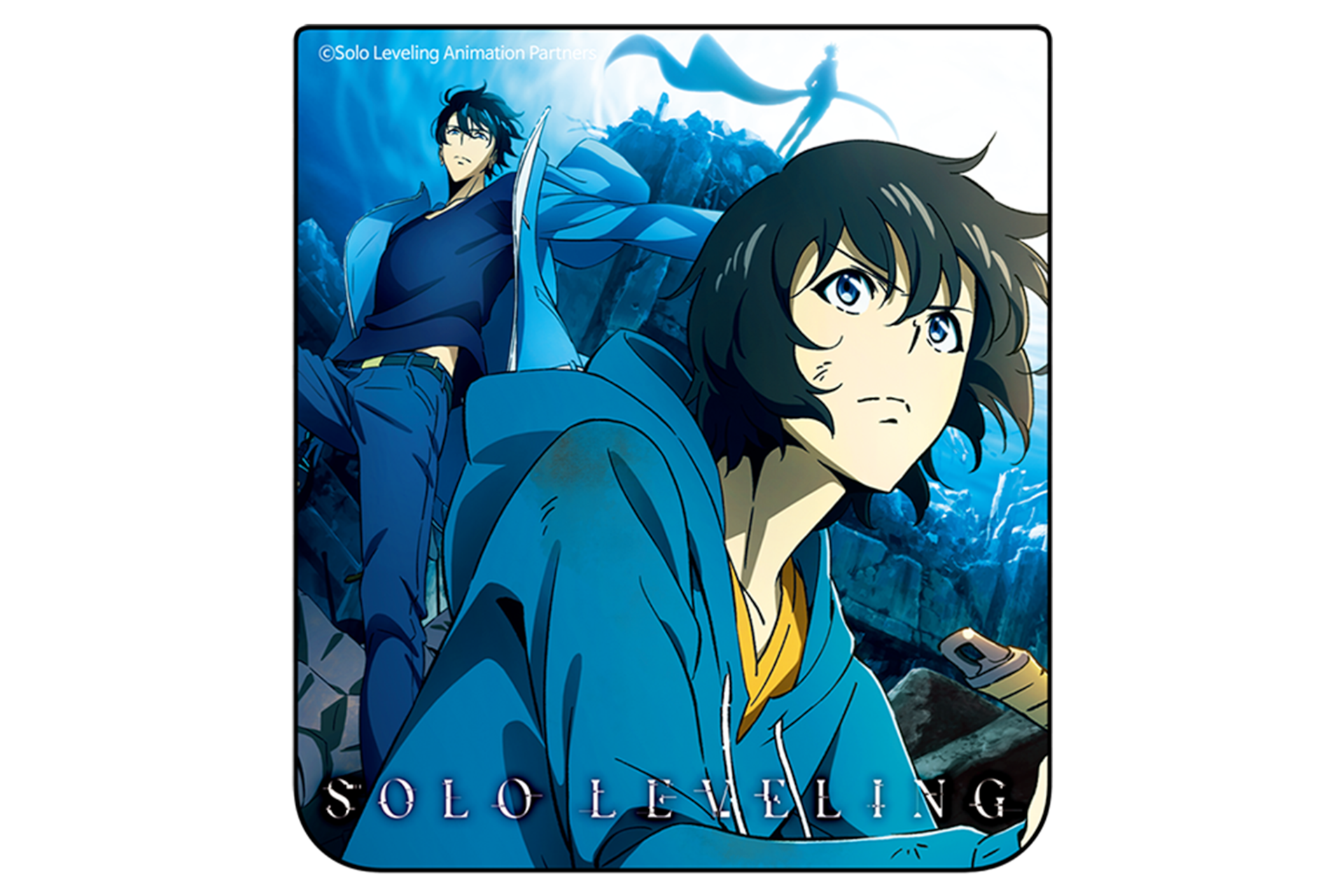 갤럭시 Z 플립5 나 혼자만 레벨업 플립수트 카드 (1 매) (블루) 정면 이미지