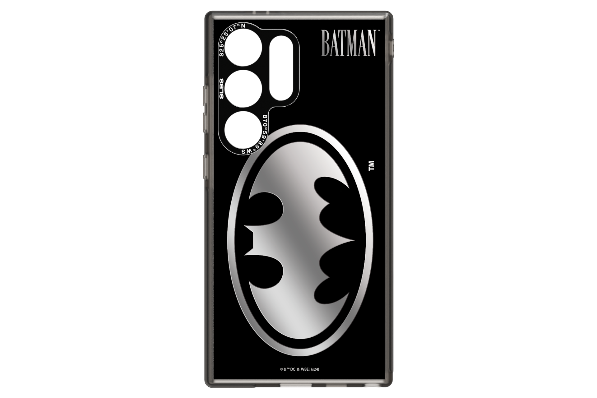 갤럭시 S24 Ultra 배트맨 임프레션 케이스 (블랙) 정면 이미지