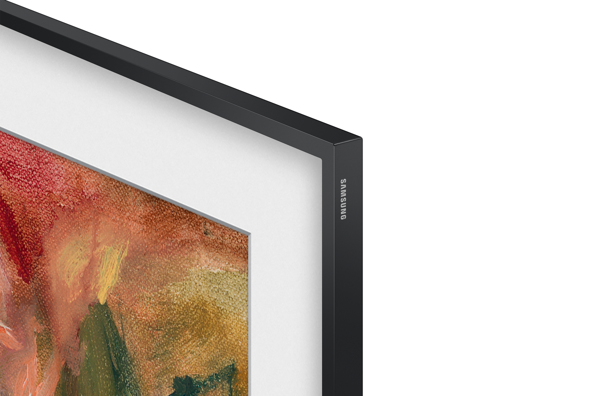 The Frame 189 cm 상단 확대 이미지입니다. 