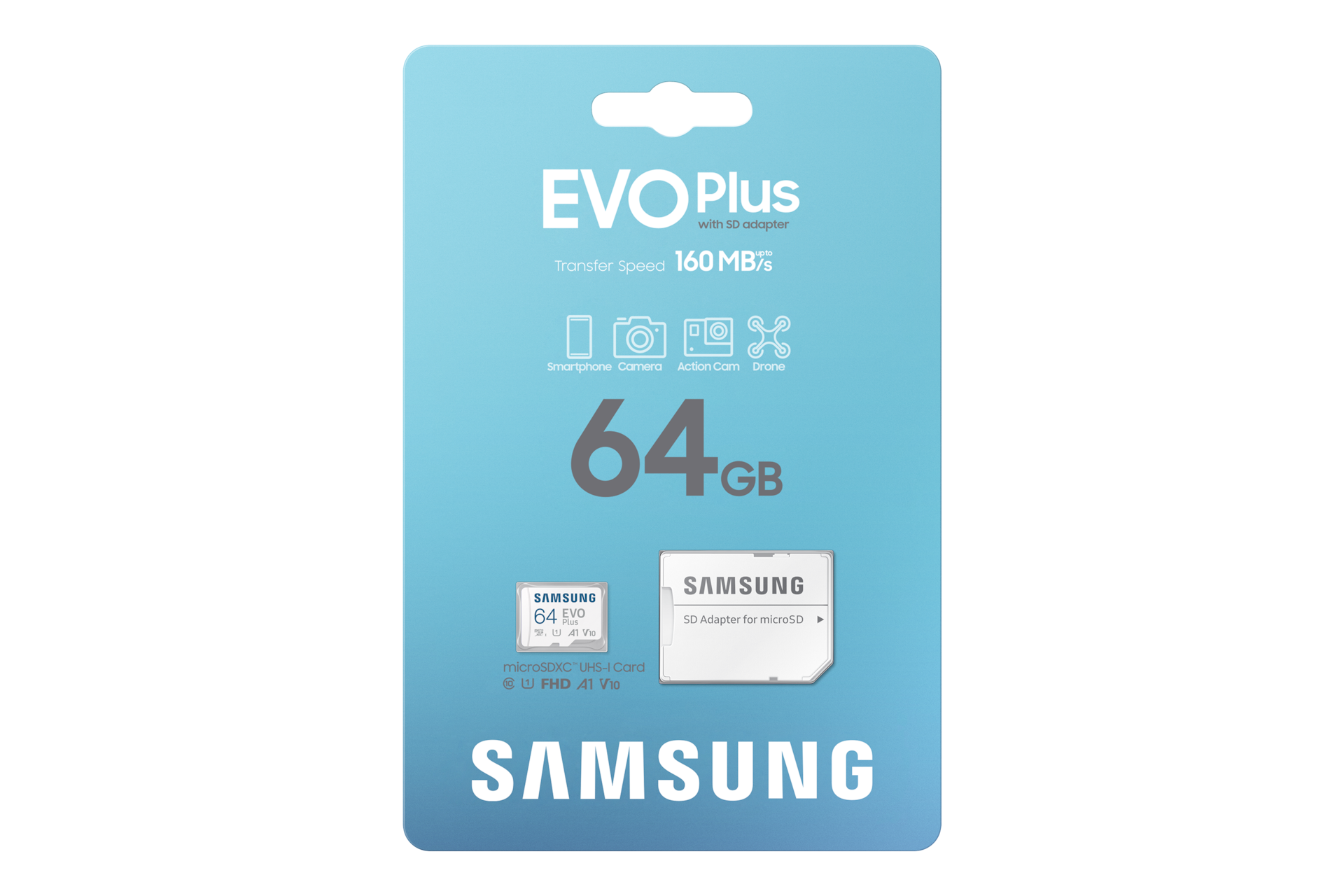 마이크로sd 메모리카드 Evo Plus 64 Gb 화이트 Mb Mc64sakr Samsung 대한민국 7170