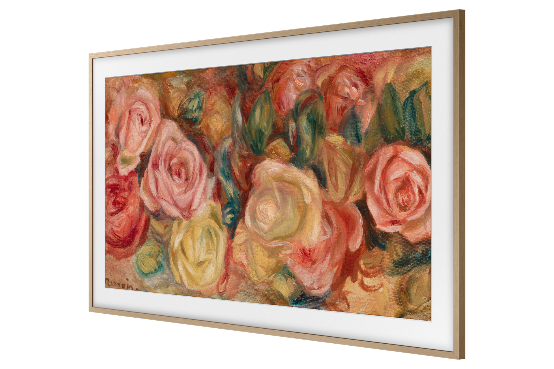 2024 The Frame (108 cm) 플랫 티크 베젤 우측 45도 이미지