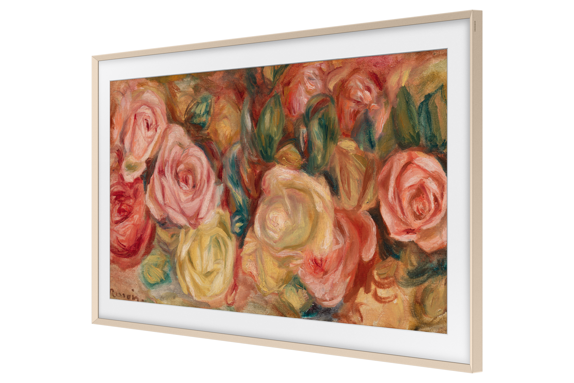 2024 The Frame (138 cm) 챔퍼 샌드골드 베젤 우측 45도 이미지