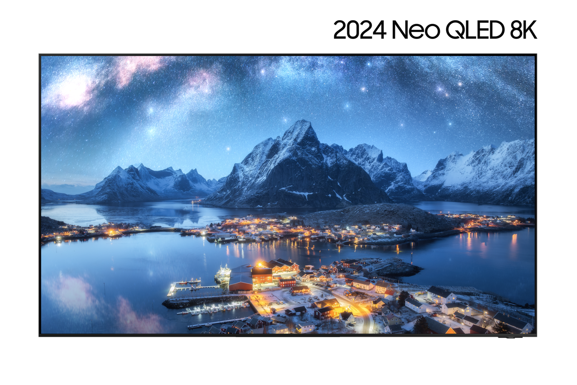 2024 Neo QLED 8K QND800 (214 cm) 풀 모션 슬림핏 벽걸이형 정면