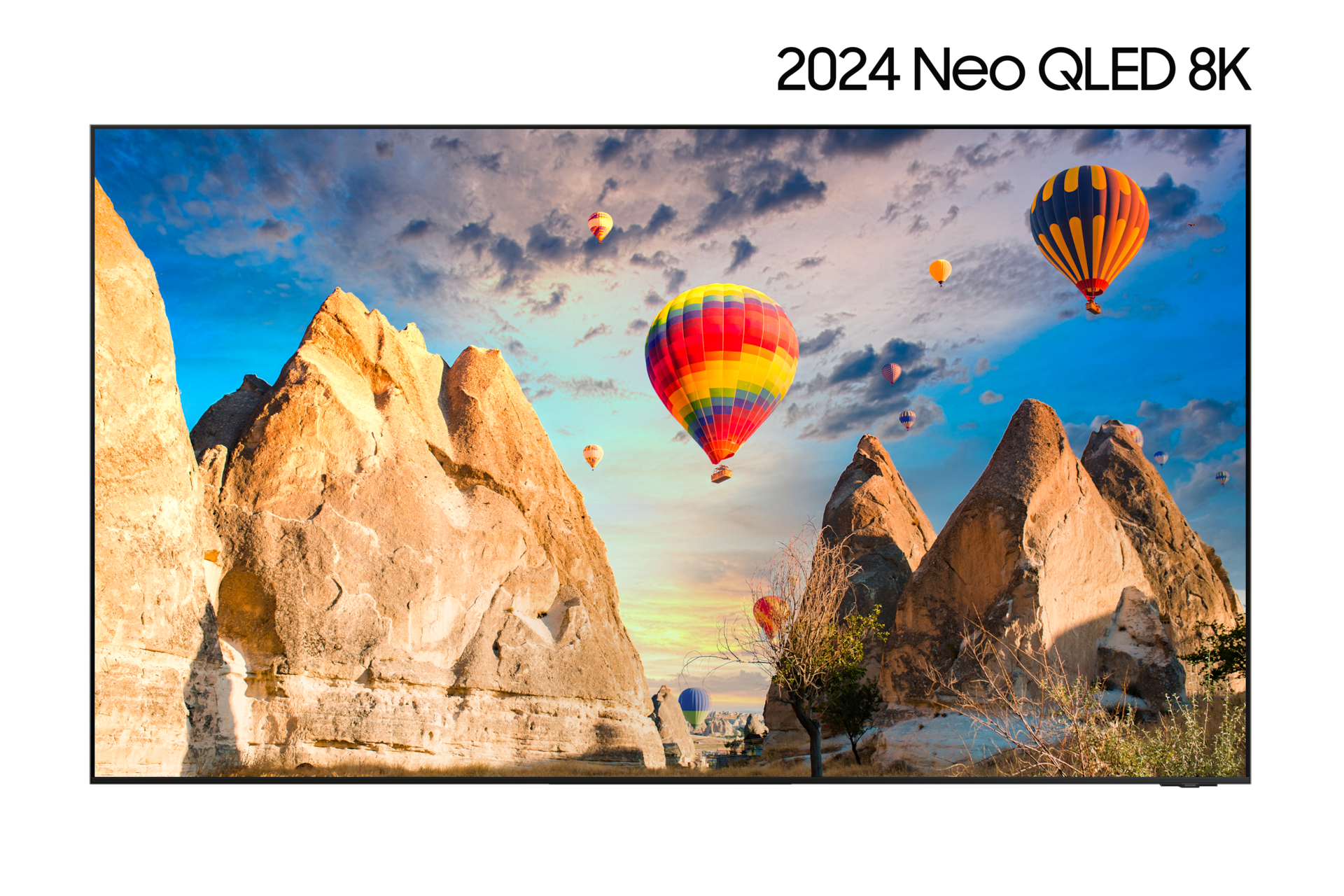 2024 Neo QLED 8K QND850 (163 cm) 풀 모션 슬림핏 벽걸이형 정면