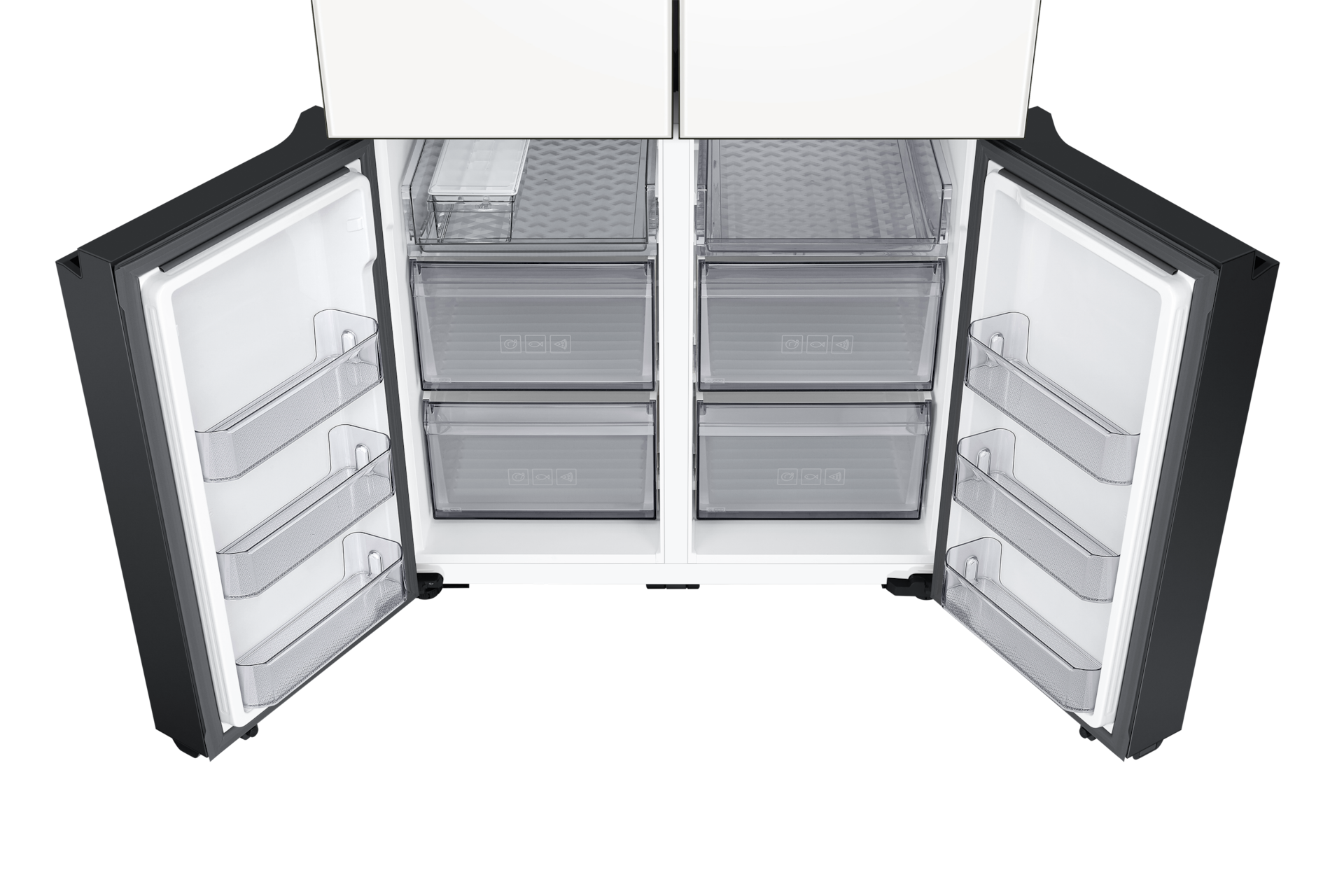 BESPOKE 냉장고 4도어 869L (UV탈취) 새틴 화이트 일곱번째 이미지