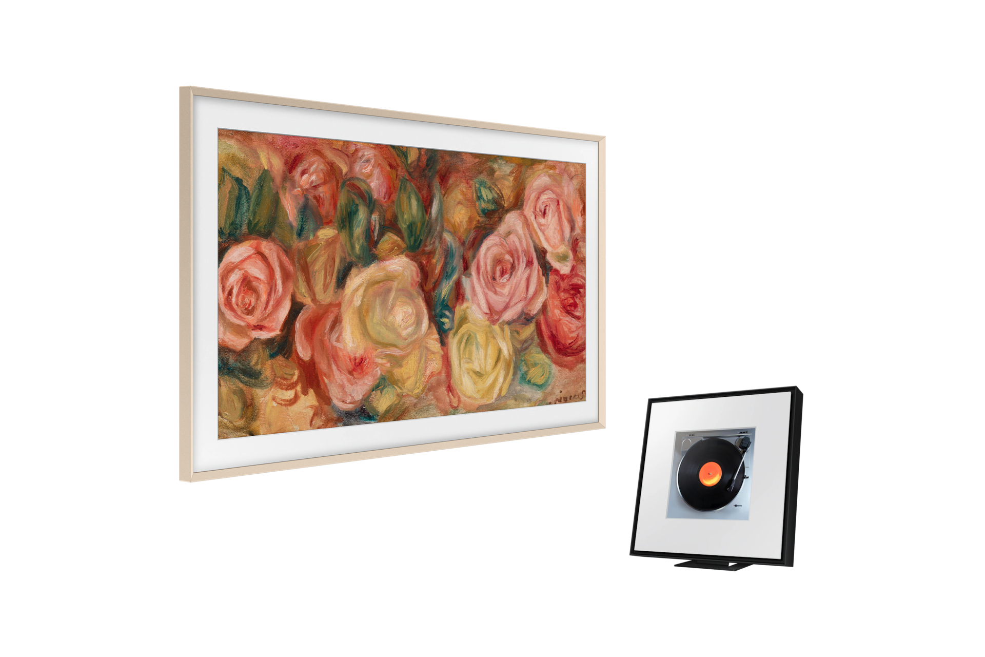 2024 The Frame (108 cm) 챔퍼 샌드골드 베젤 + 뮤직 프레임 LS60D 대표이미지