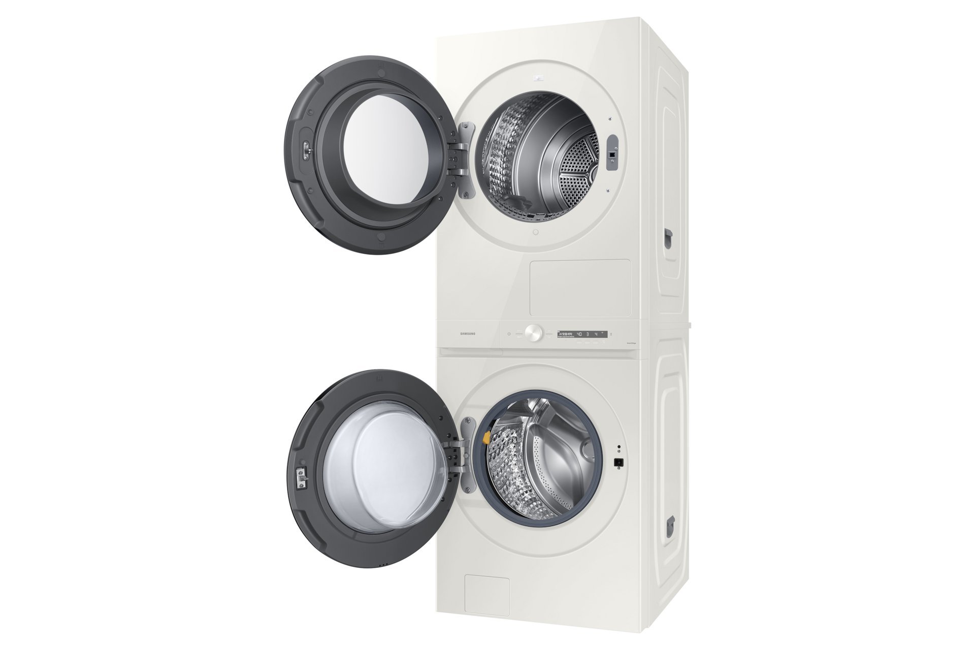 Bespoke AI 원바디 24/17kg 그레이지 측면 도어 열림