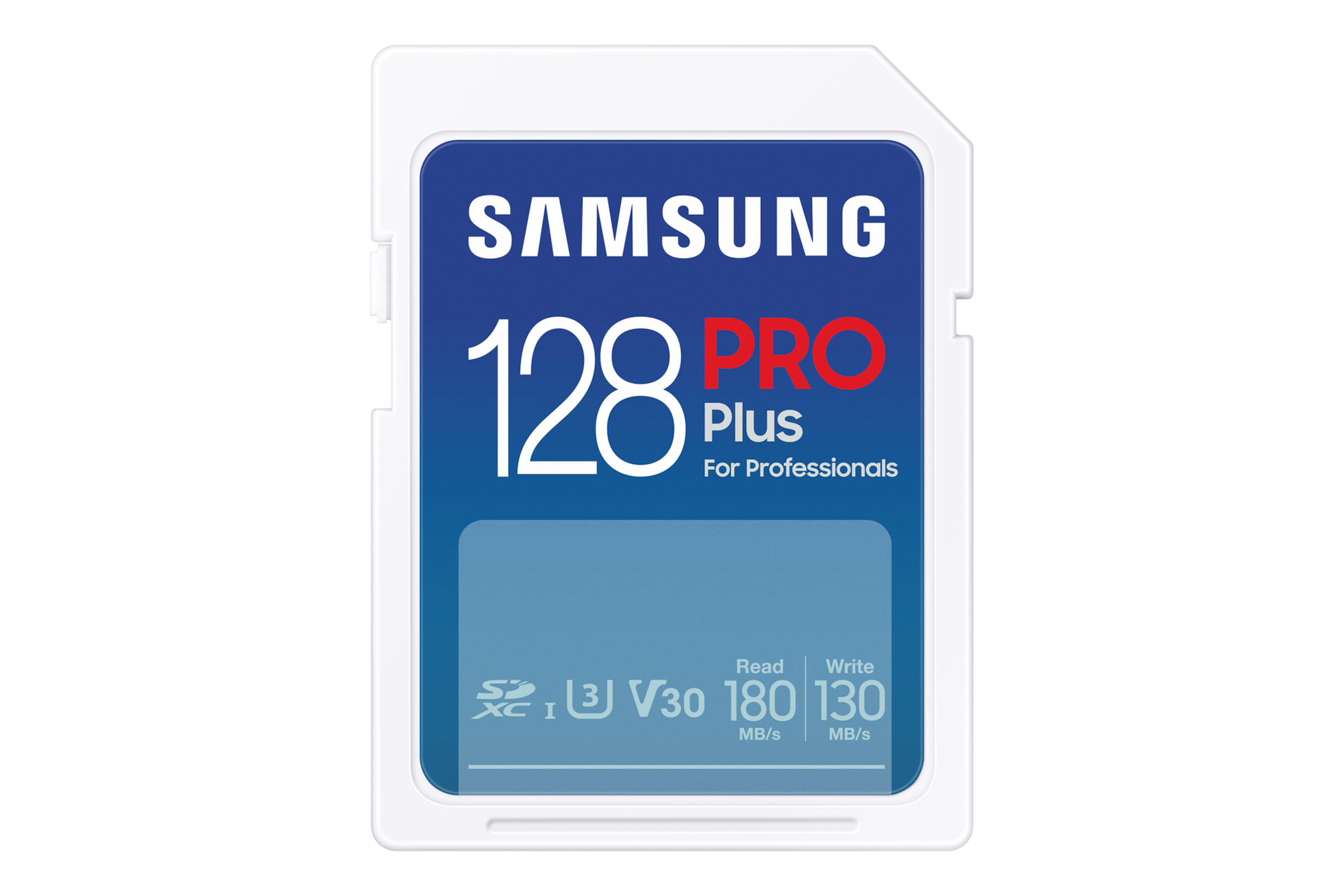 SD 메모리카드 PRO Plus with Reader 128 GB (블루) 정면 이미지