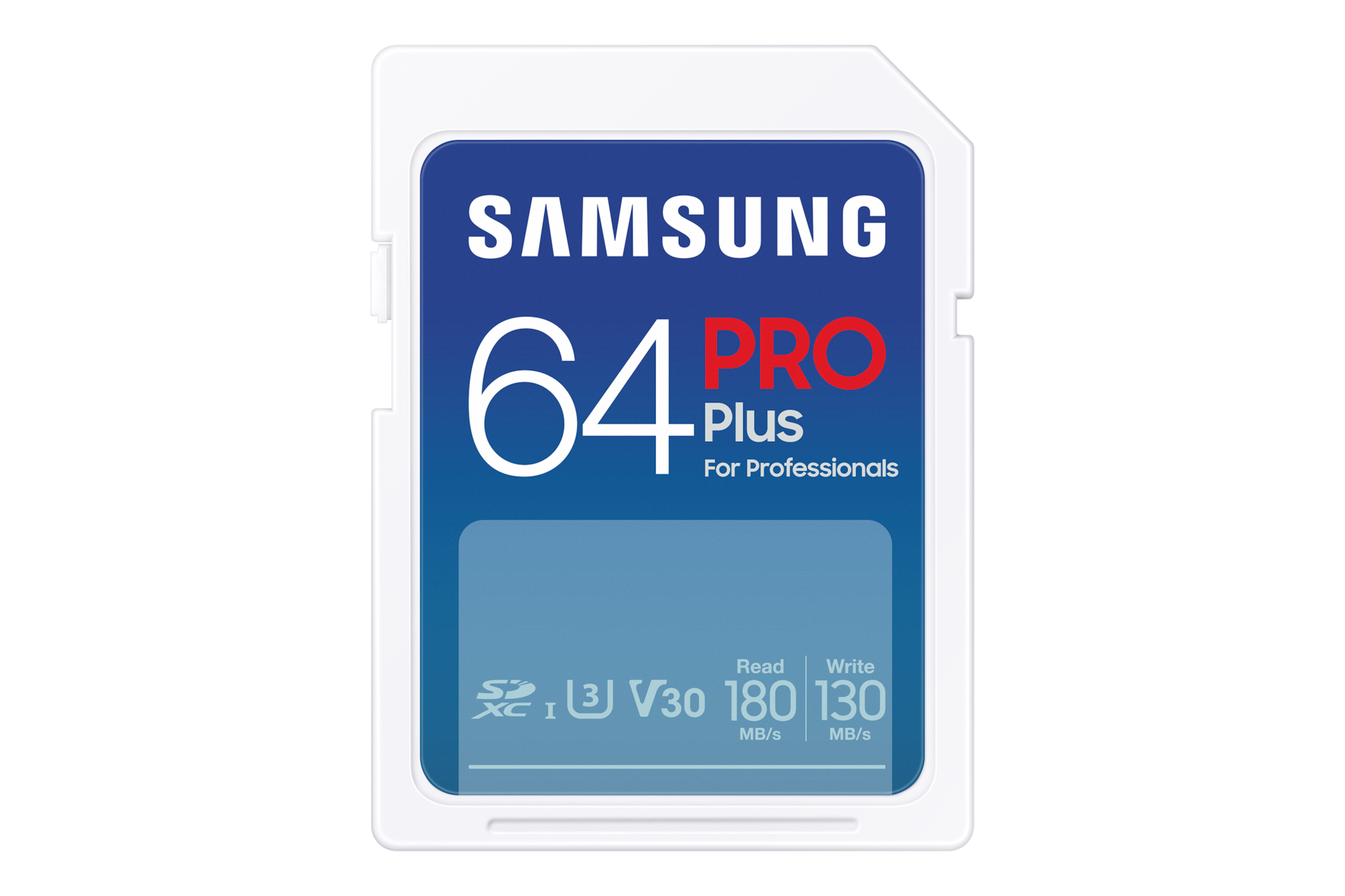 SD 메모리카드 PRO Plus 64 GB (블루) 정면 이미지