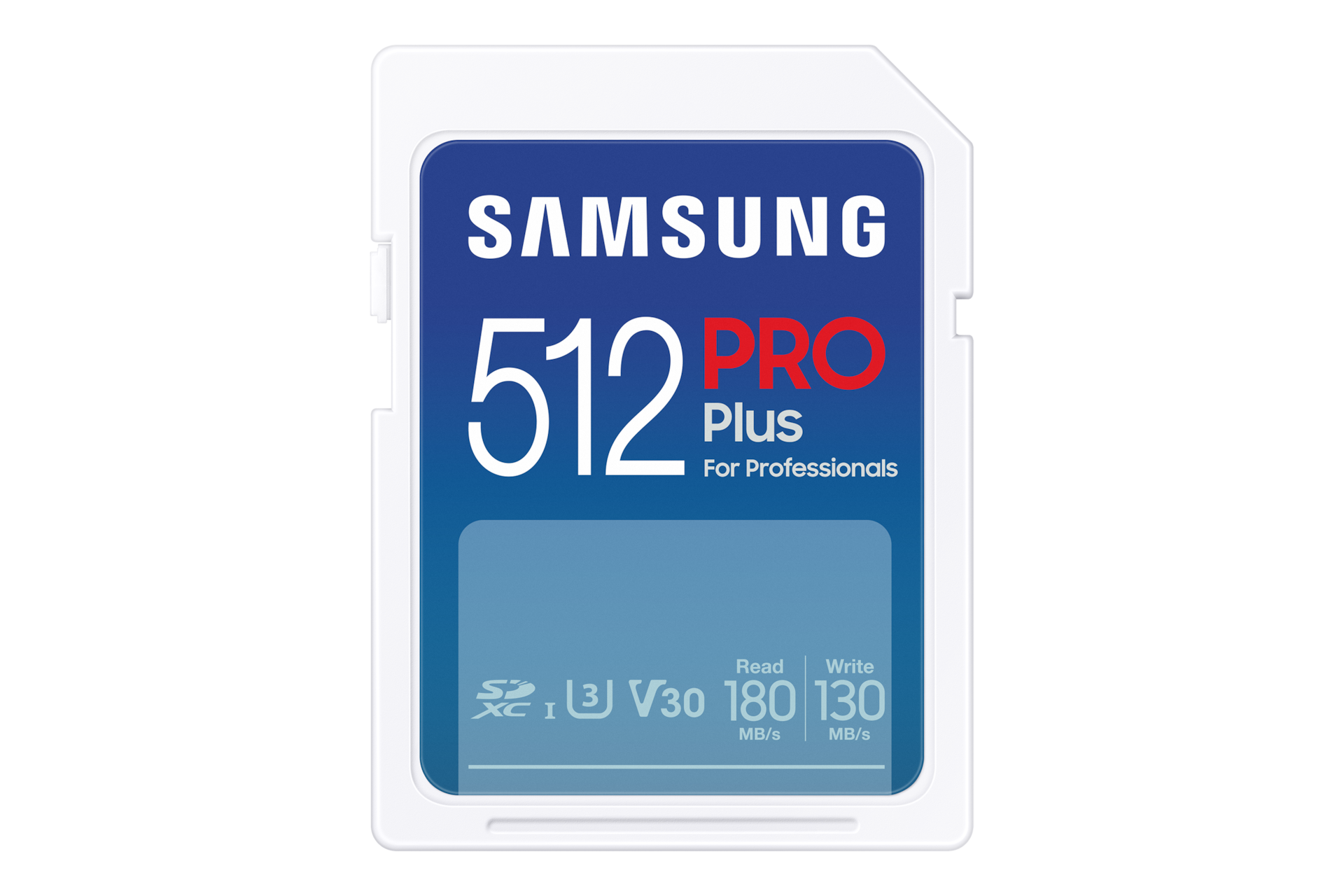 SD 메모리카드 PRO Plus with Reader 512 GB (블루) 정면 이미지