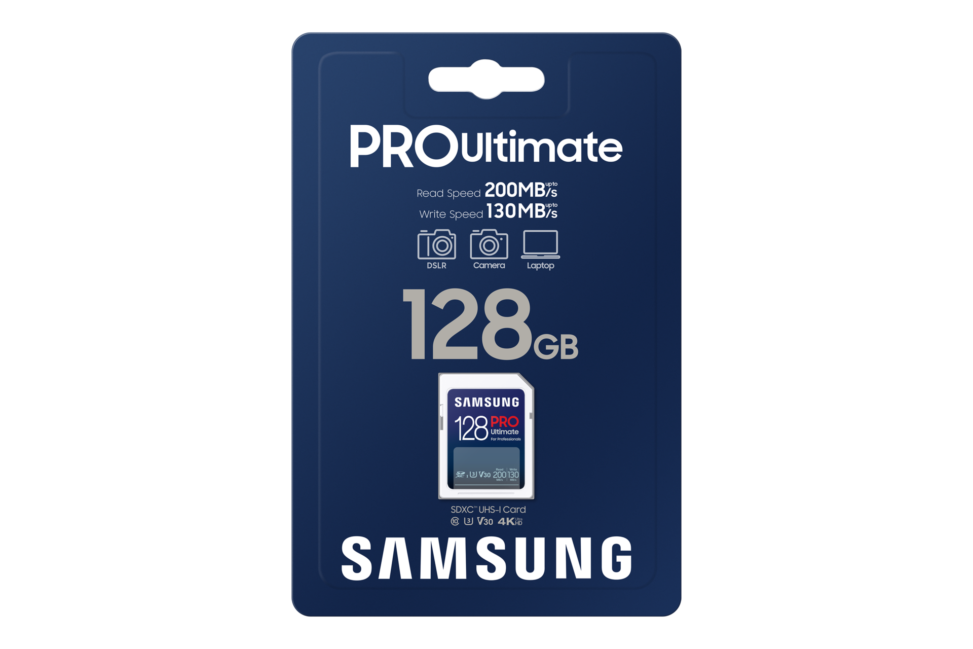 SD 메모리카드 PRO Ultimate 128 GB (블루) 박스 정면 이미지
