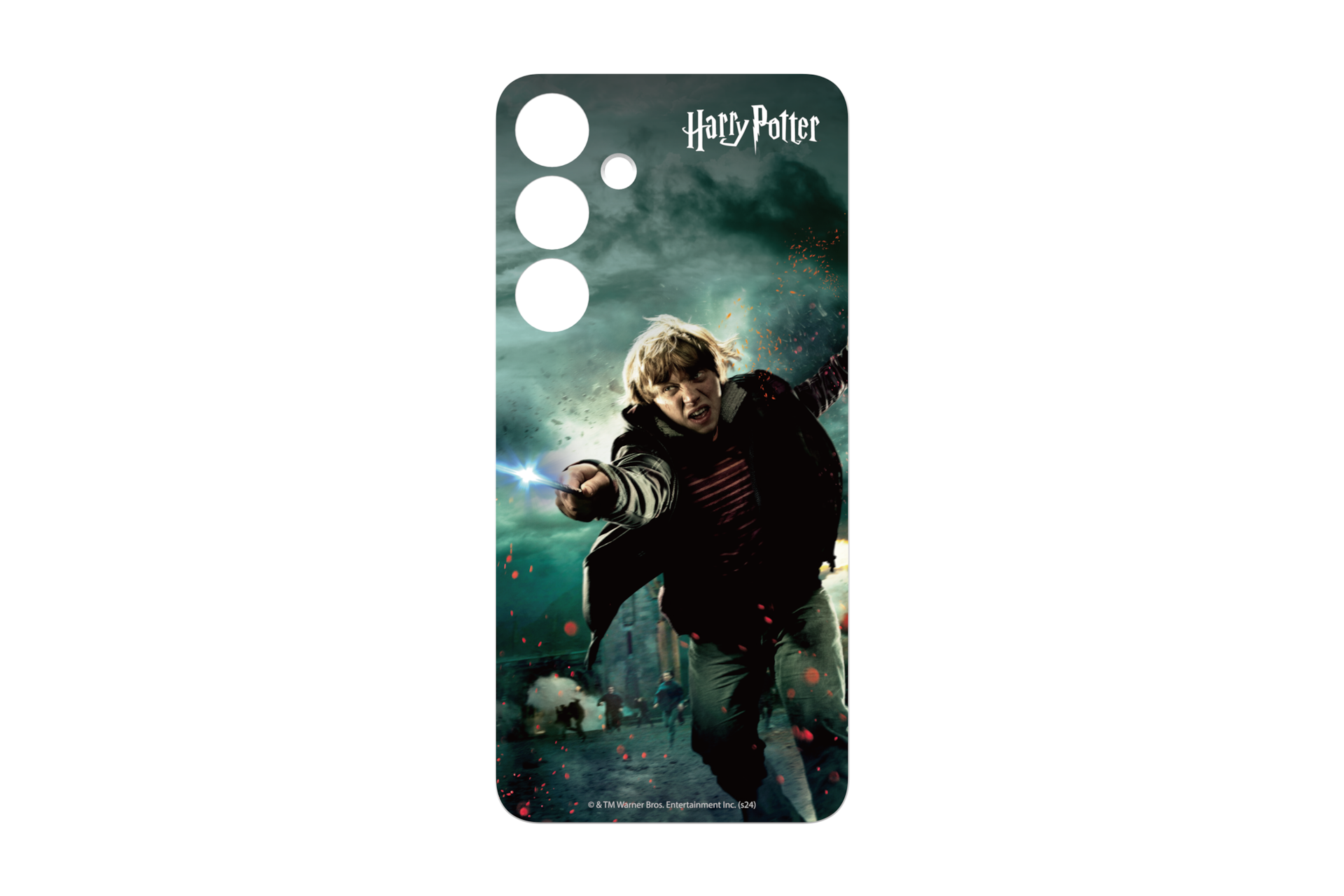 갤럭시 S24+ 해리포터 마법 플립수트 카드 (론) (블루) 정면 이미지