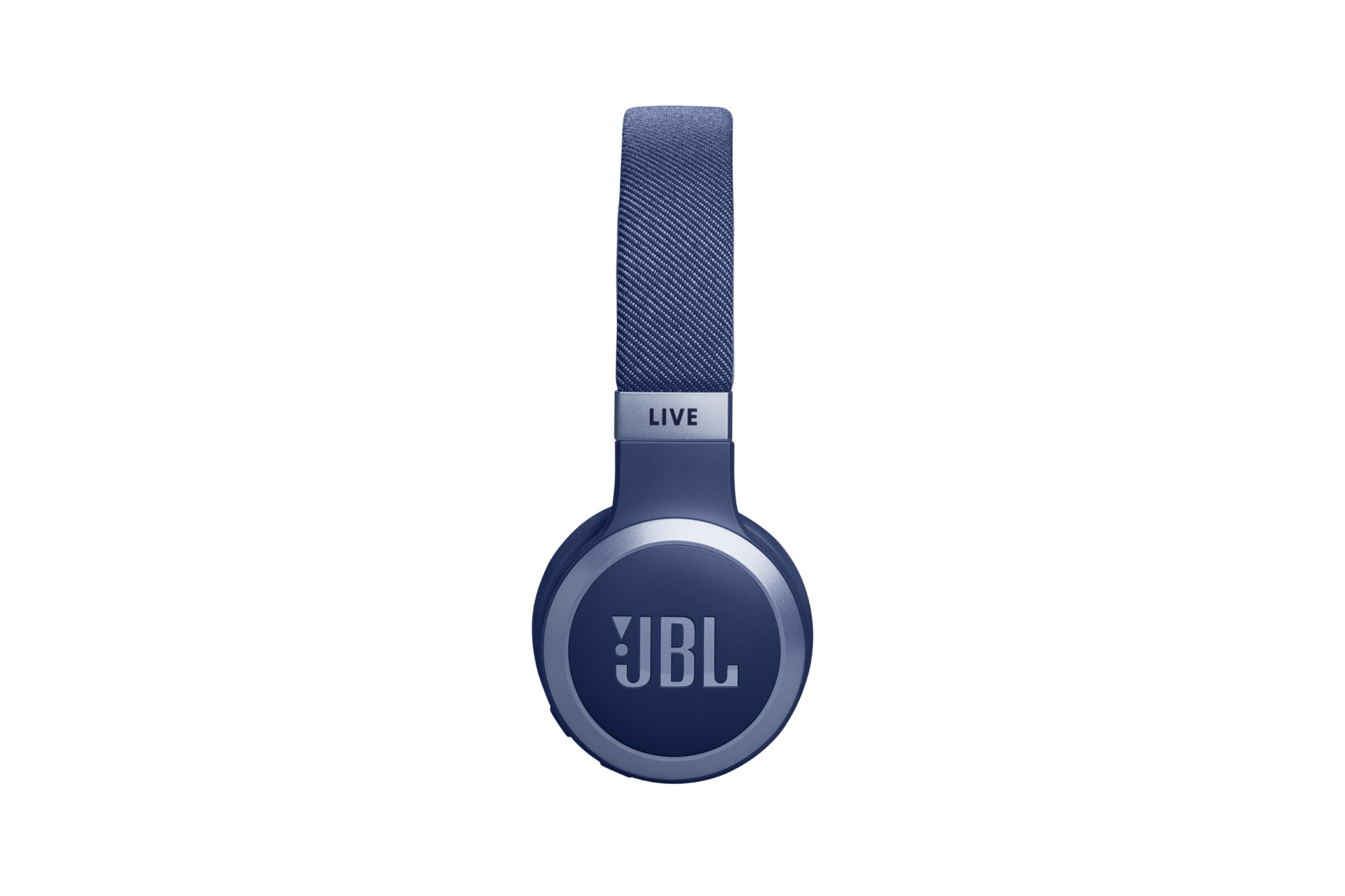 JBL LIVE 670NC 무선 온이어 헤드폰 블루 완전 측면