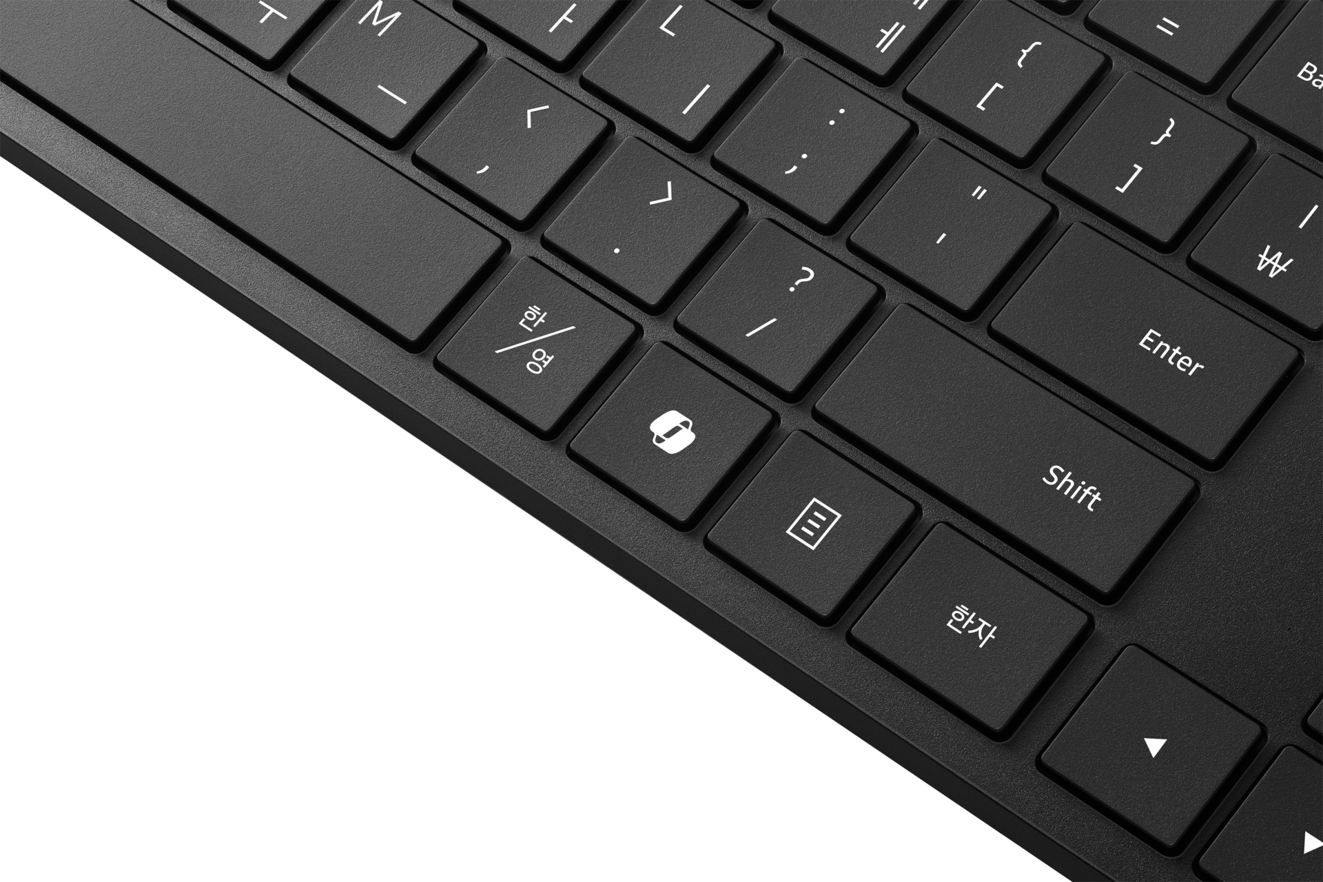 데스크탑 Slim Pentium® / 256 GB NVMe SSD 블랙 키보드 확대