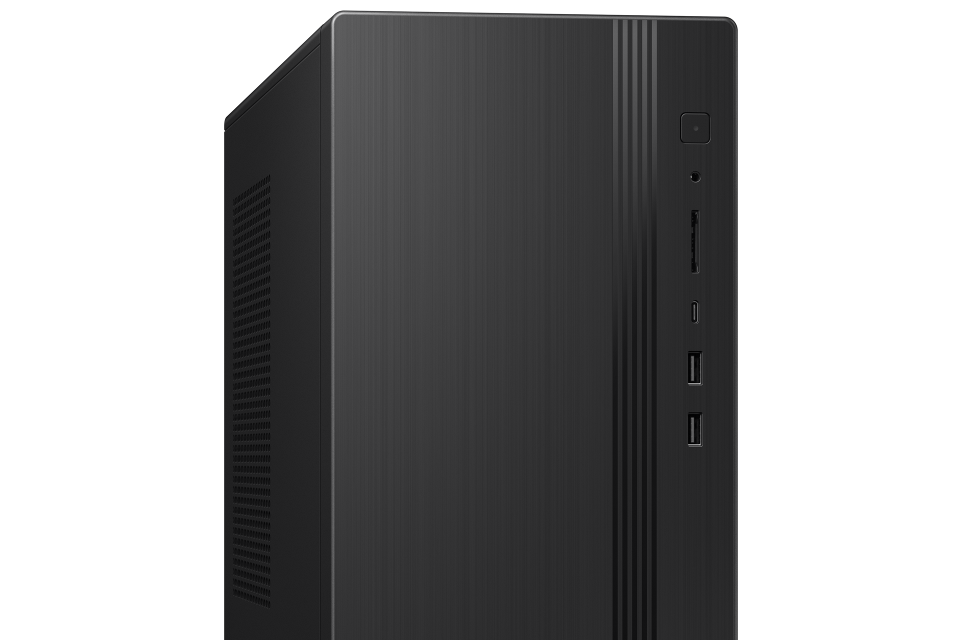 데스크탑 Tower Core™ i7 / 512 GB NVMe SSD 블랙 측면 확대