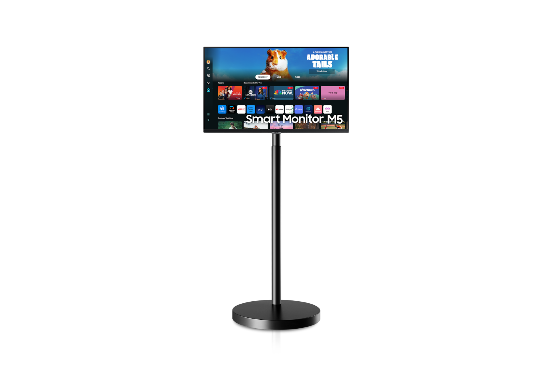 2024 무빙스타일 M5 (M50D) 블랙 (80.1 cm) 대표 이미지 정면