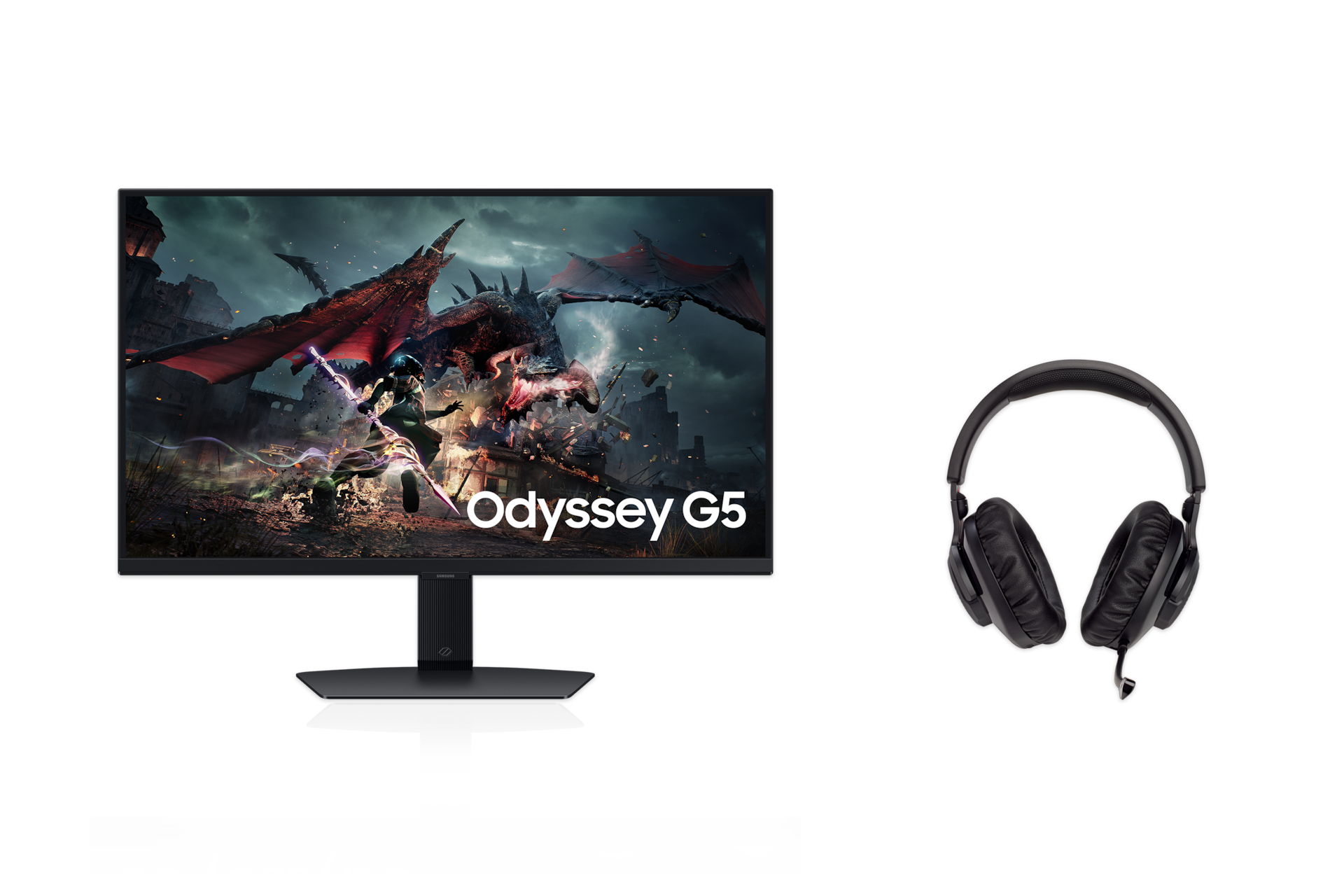 오디세이 G5(G50D) (80.1 cm) + JBL QUANTUM 350 무선 게이밍 헤드셋 대표 이미지