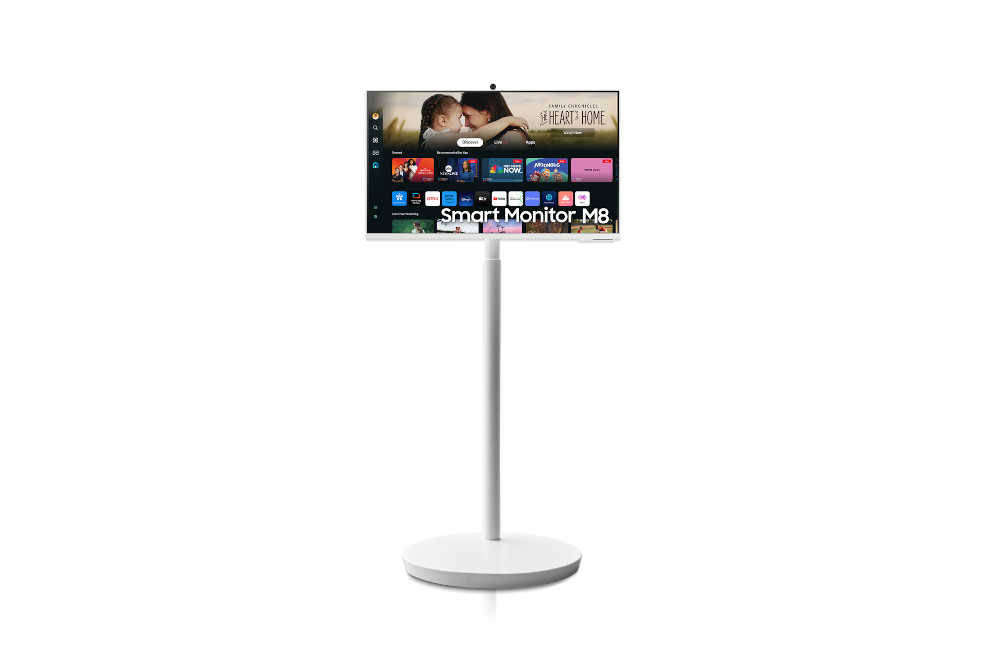 2024 무빙스타일 M8 (M80D) 웜 화이트 (80.0 cm) 대표 이미지 정면