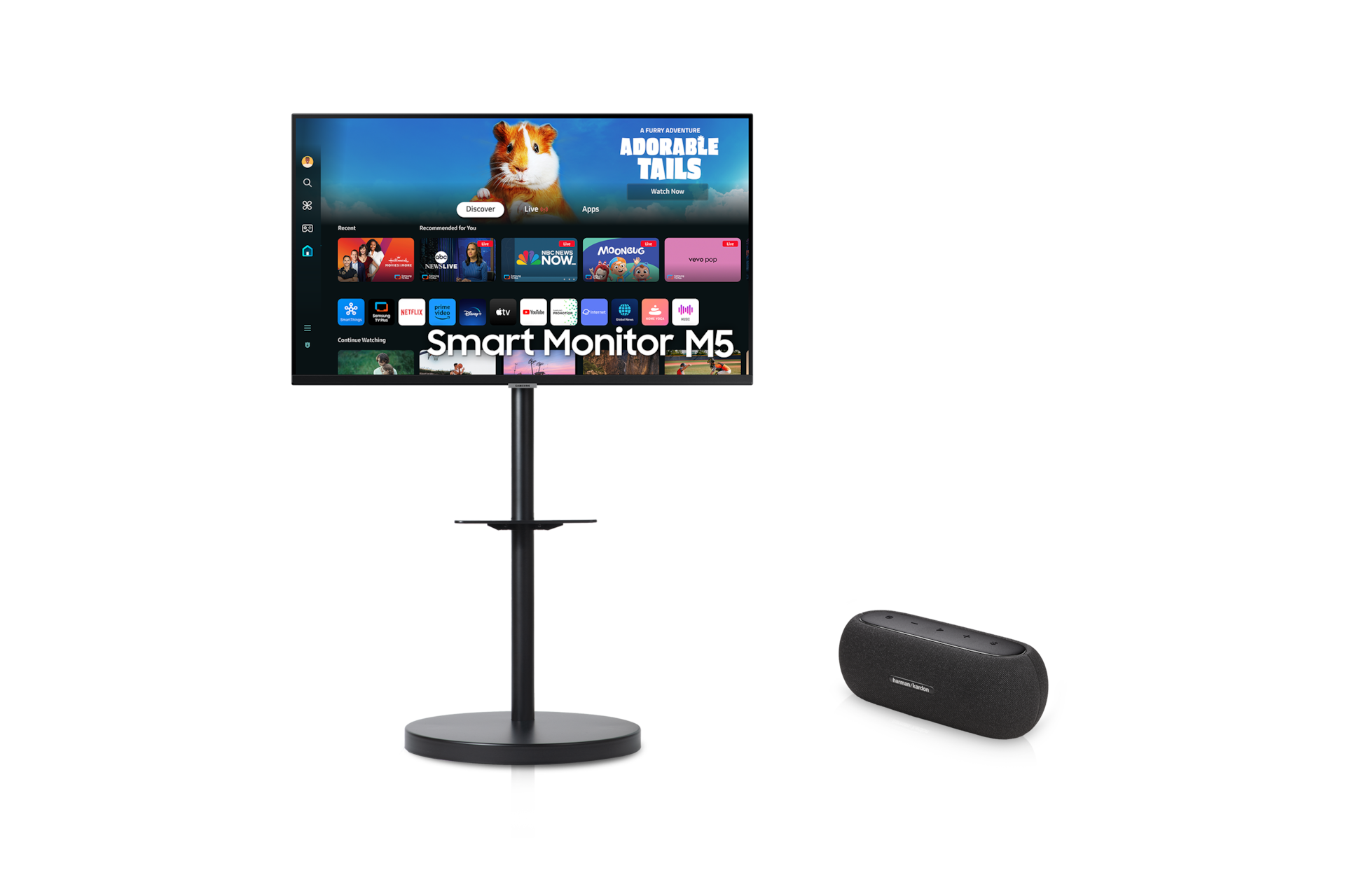 2024 무빙스타일 M5 (M50D) 블랙 (80.1 cm) 블랙 (80.1 cm) + 하만카돈 LUNA 블루투스 스피커 대표 이미지