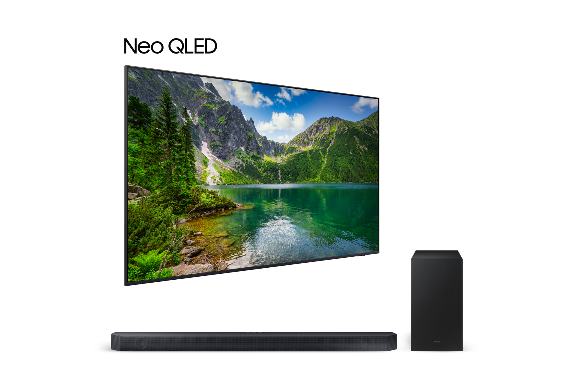 2024 Neo QLED QNDX1 (138 cm) 풀 모션 슬림핏 벽걸이형 + 3.1.2 ch 사운드바 Q600C 대표이미지