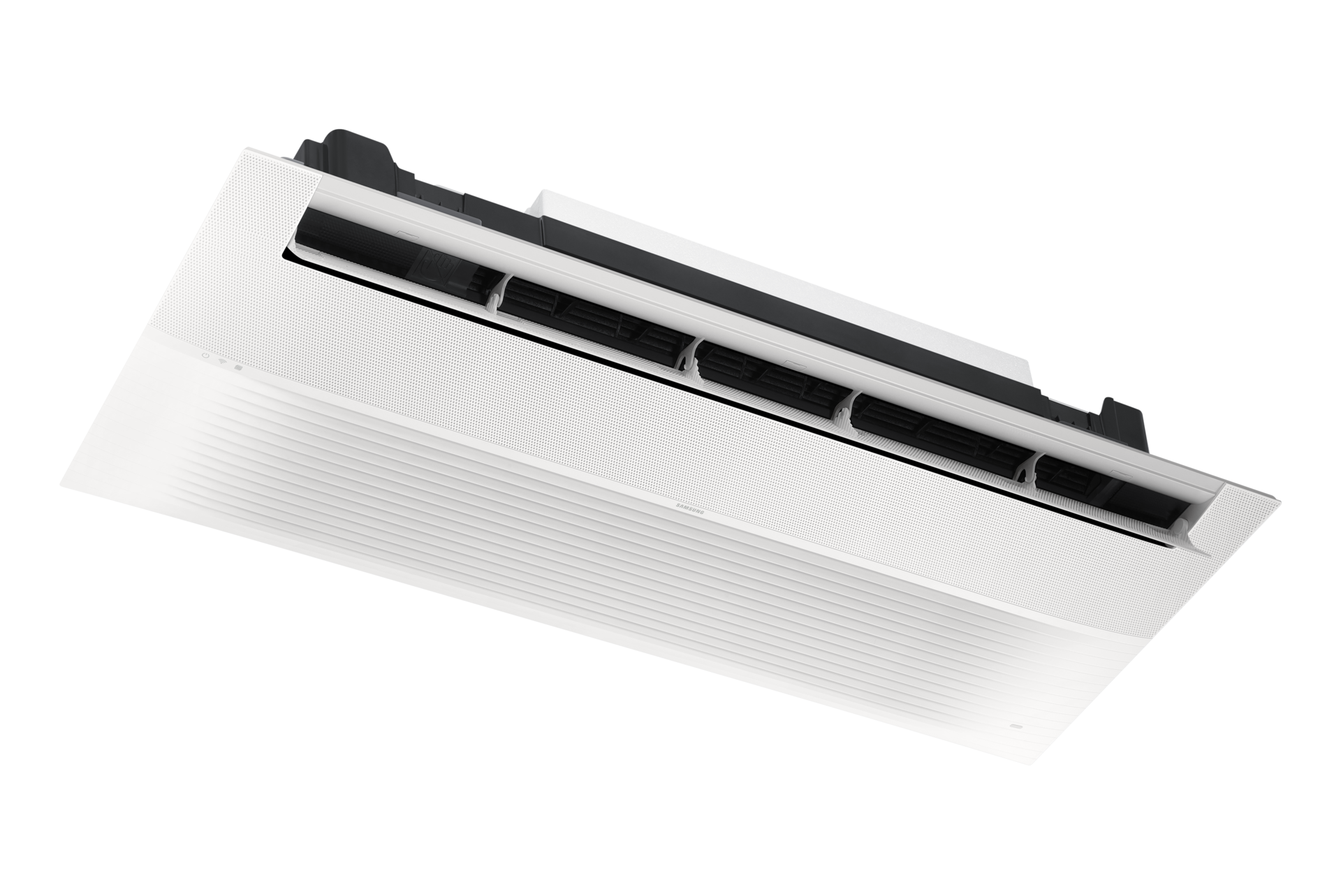 BESPOKE AI 무풍 시스템에어컨 Infinite Line 1Way 우측면 45도 바람문 오픈