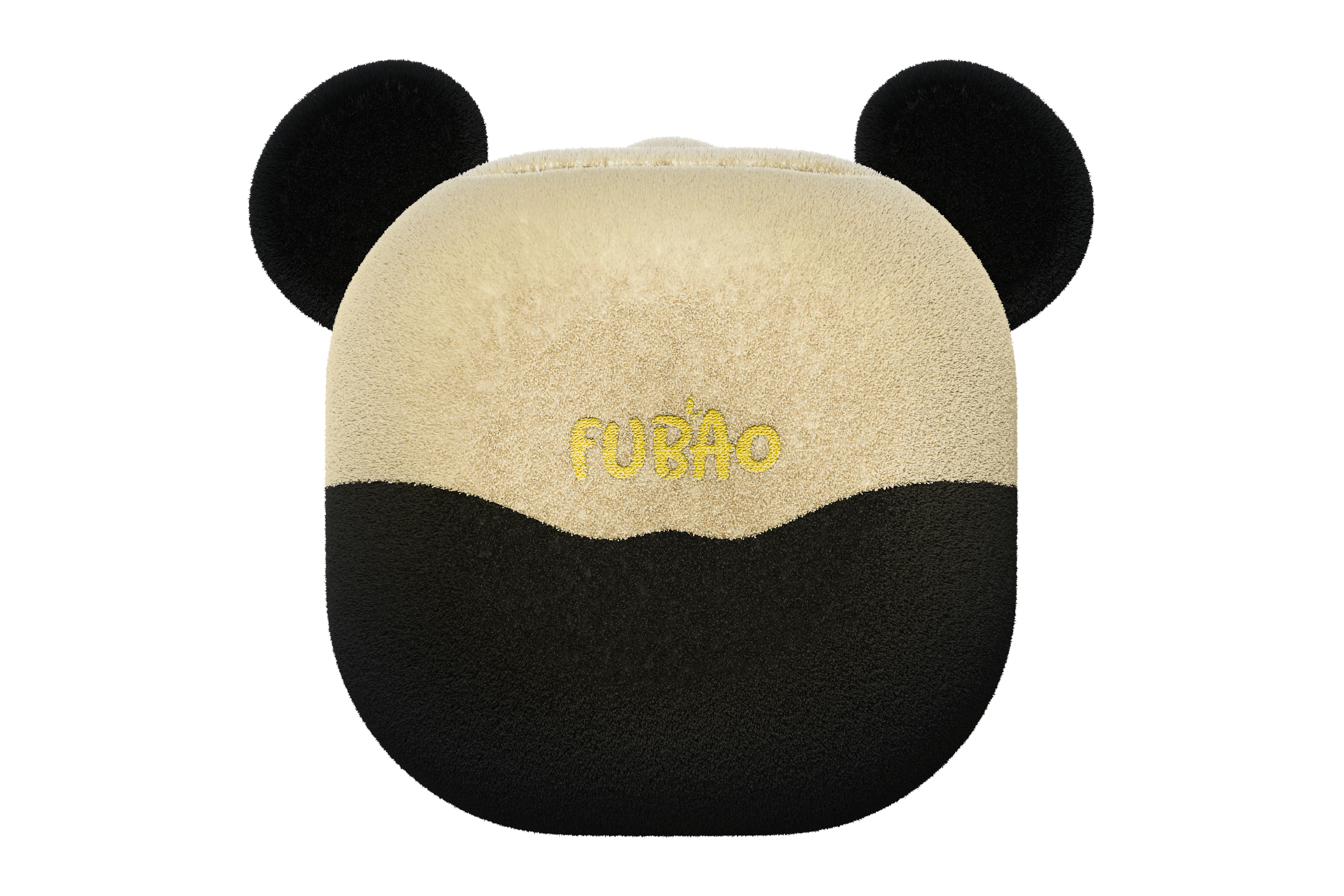 갤럭시 버즈 푸바오 케이스 (베이지) 뒷면 이미지