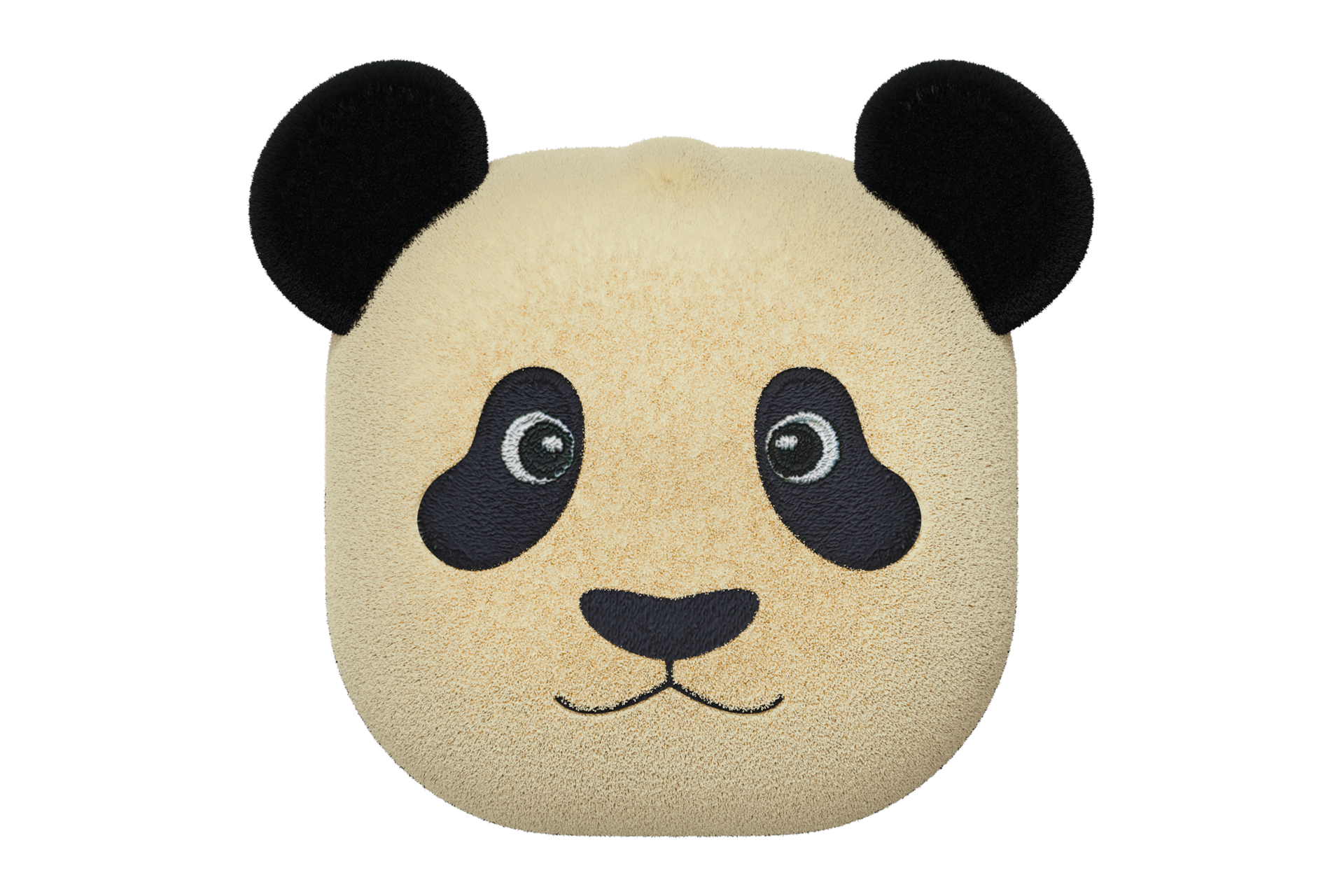 갤럭시 버즈 푸바오 케이스 (베이지) 정면 이미지