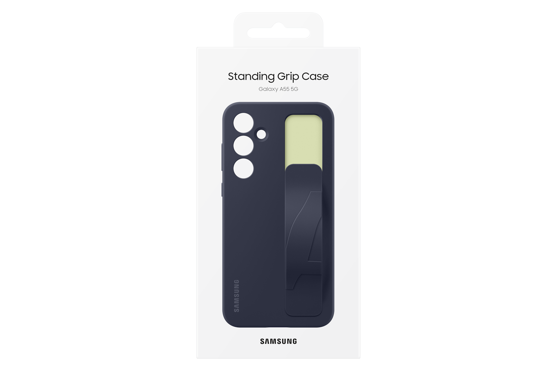 갤럭시 퀀텀5 스탠딩 그립 케이스 (블랙) 박스 정면 이미지