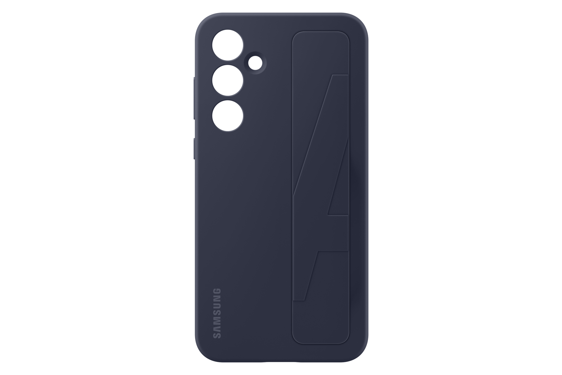 갤럭시 퀀텀5 스탠딩 그립 케이스 (블랙) 정면 이미지