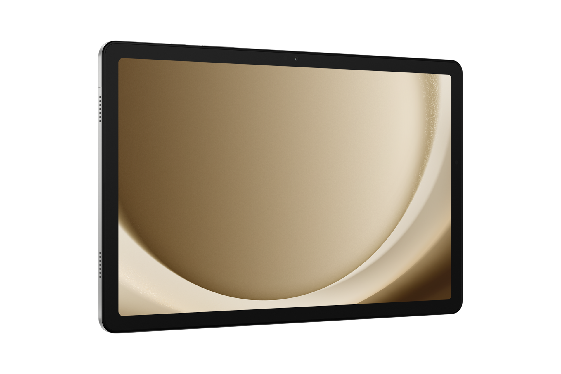 갤럭시 탭 A9+ 5G 실버 왼쪽 30도 앞측면