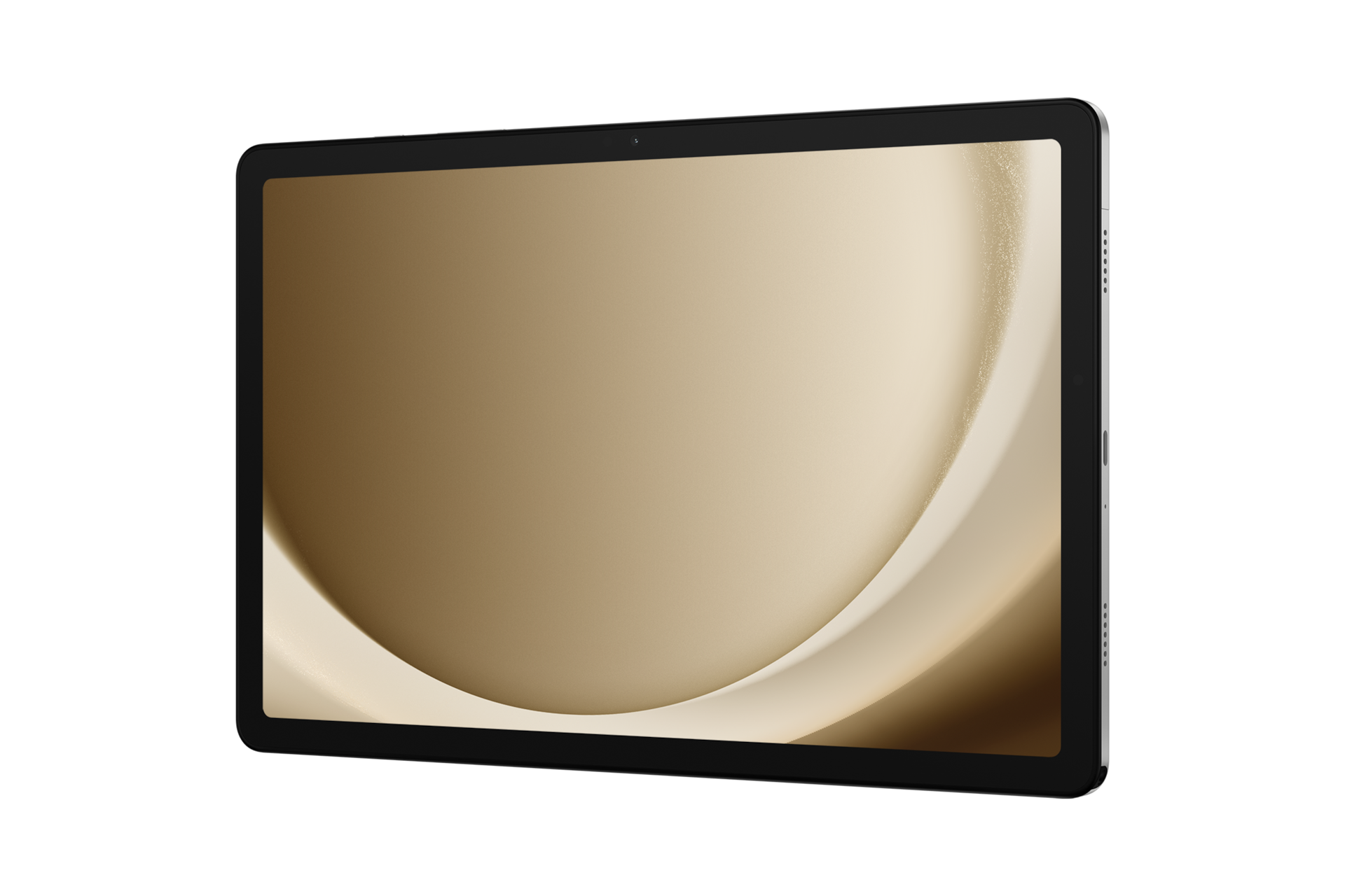 갤럭시 탭 A9+ 5G 실버 오른쪽 30도 앞측면