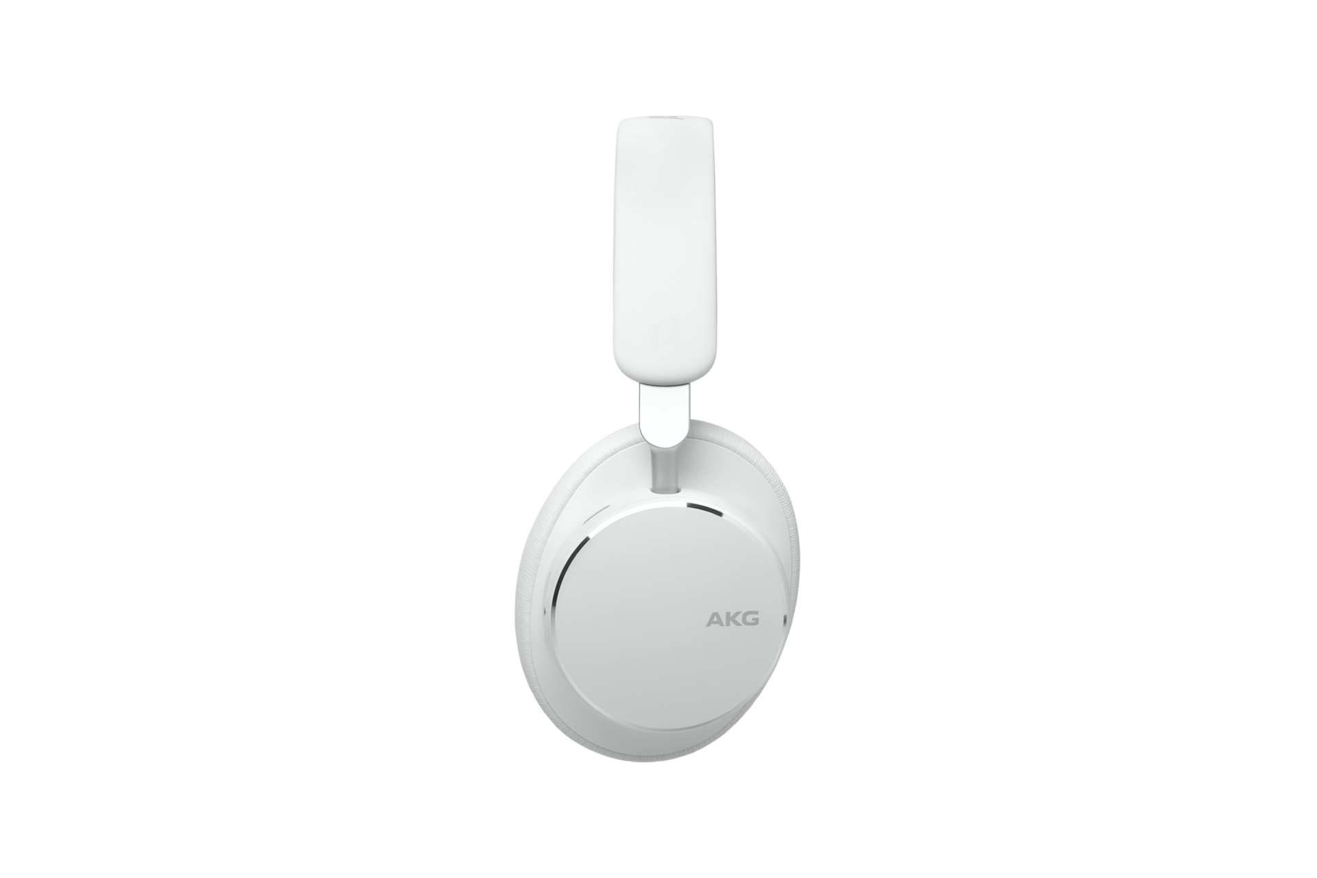 AKG N9 하이브리드 노이즈 캔슬링 무선 헤드폰 화이트 왼쪽
