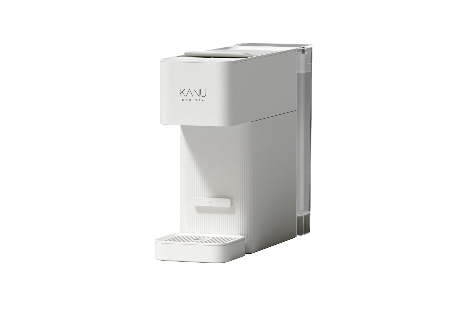 카누 바리스타 캡슐커피머신 브리즈 (크림 화이트) 크림 화이트 우측면