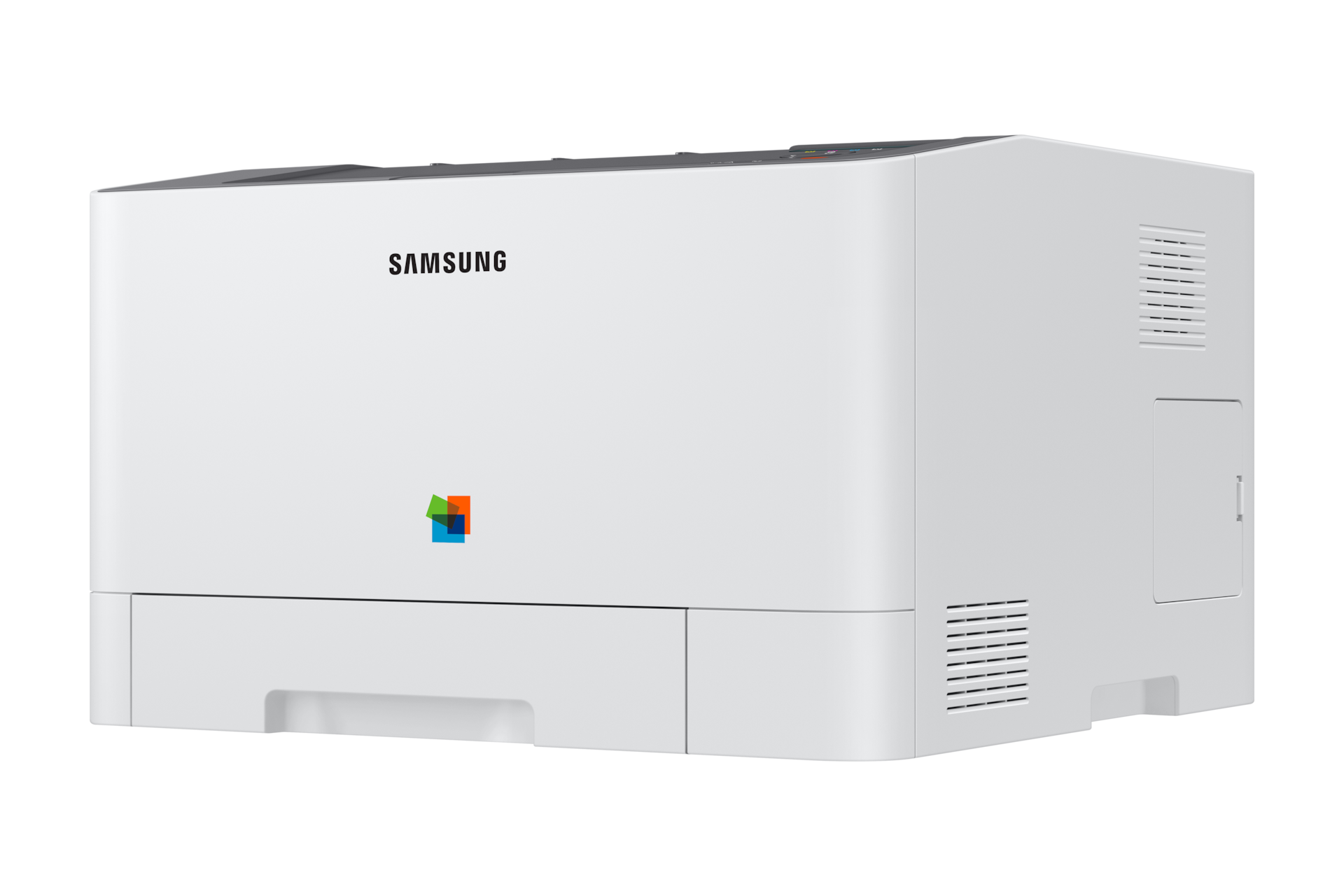 컬러 레이저 프린터 16/16 ppm 왼쪽으로 30도 돌아간 정면 이미지