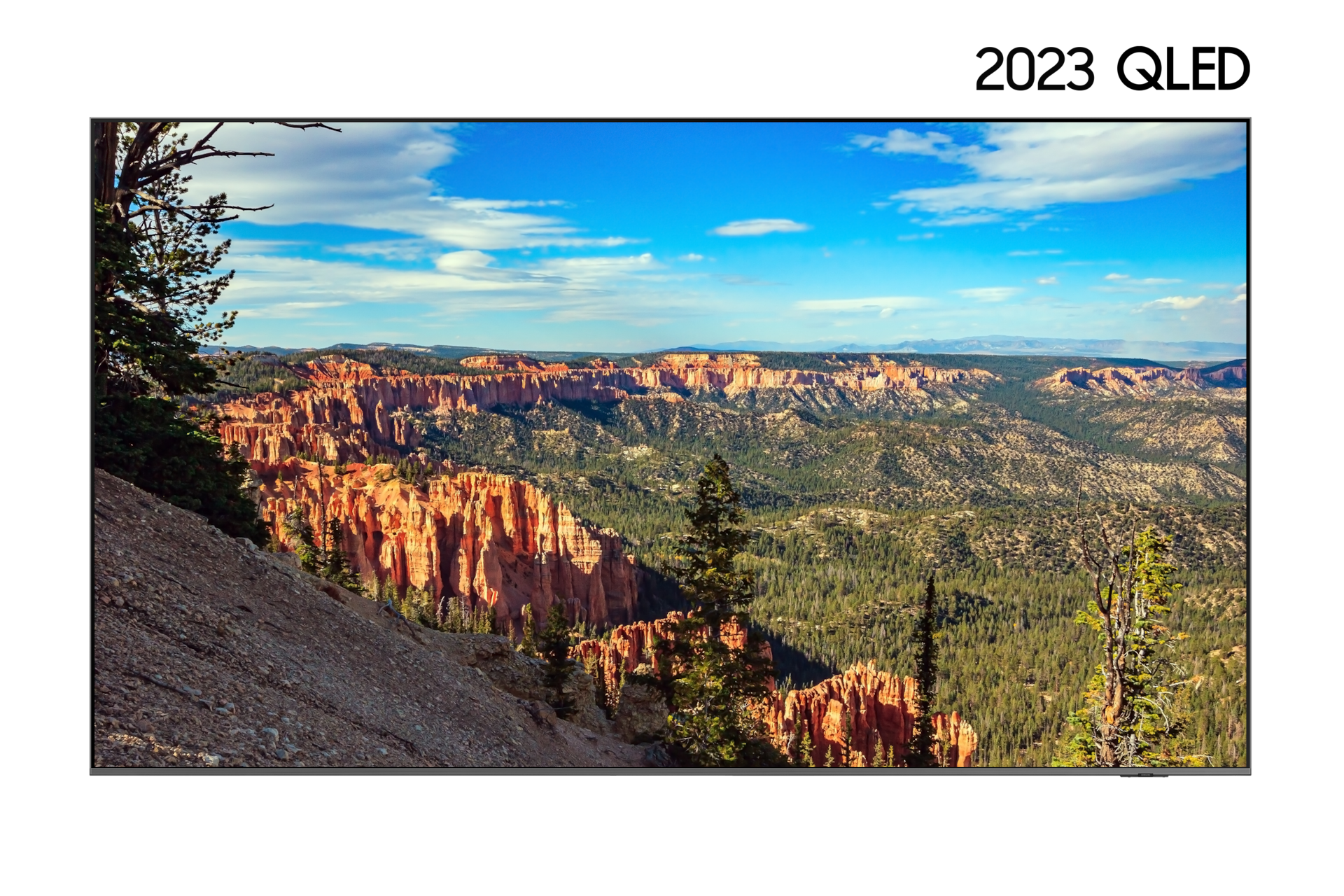 2023 QLED 4K QC88 (247 cm) 벽걸이형 정면