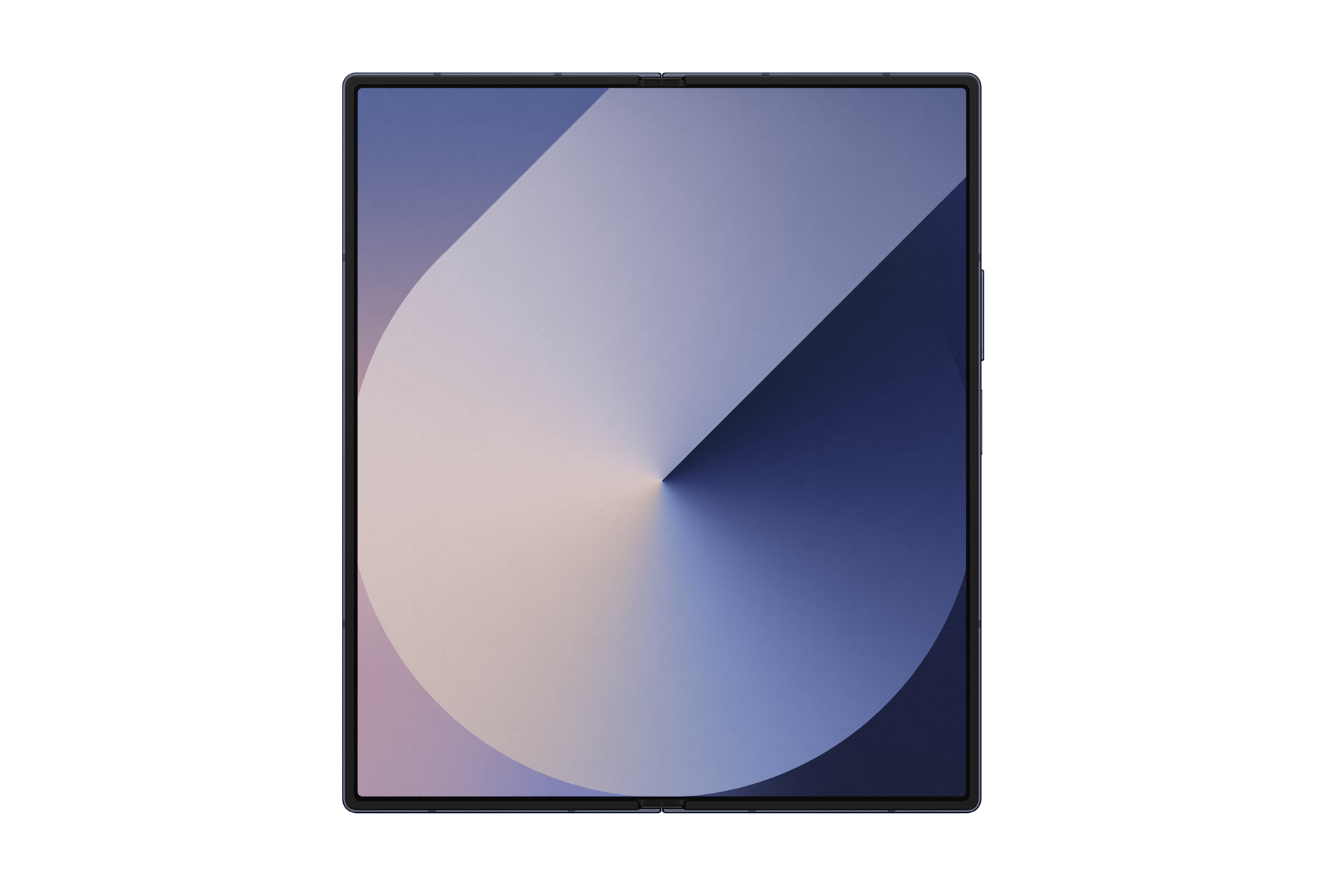 갤럭시 Z 폴드6 자급제 네이비 닫힌 펼친 앞면