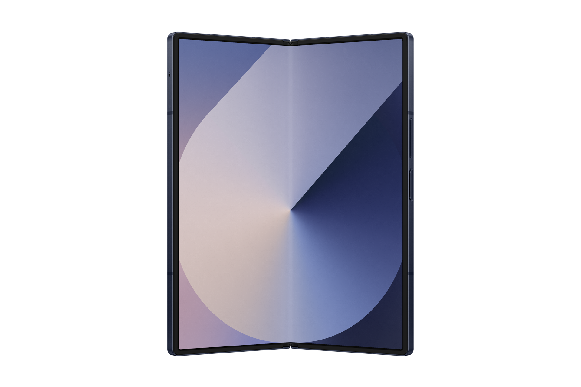 갤럭시 Z 폴드6 자급제 네이비 열린 앞면 115도