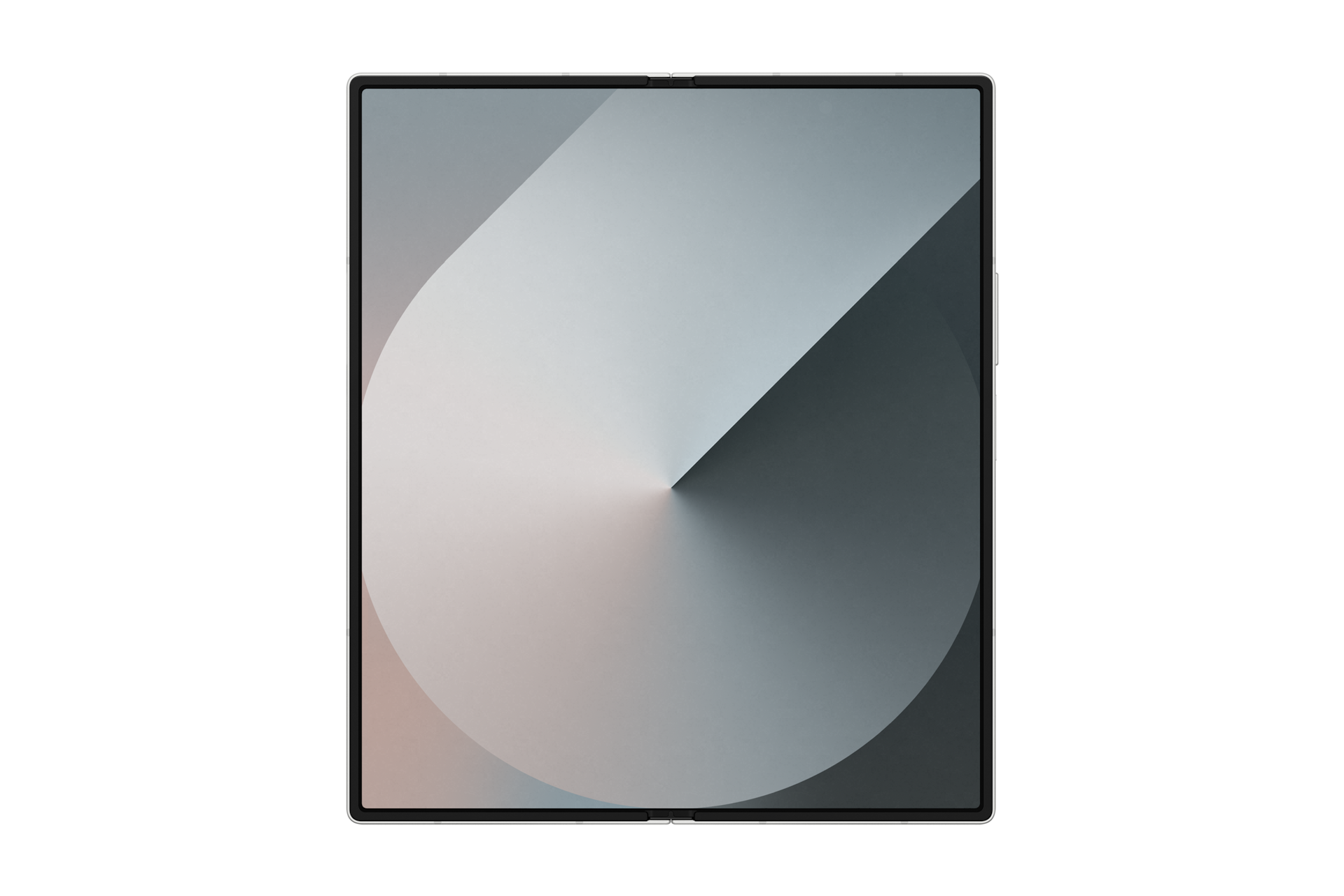 갤럭시 Z 폴드6 자급제 (삼성닷컴/삼성 강남 전용컬러) 화이트 닫힌 펼친 앞면