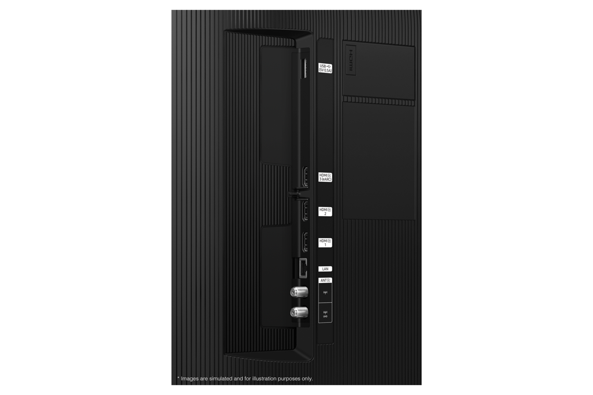 Crystal UHD UD7050 Jack port