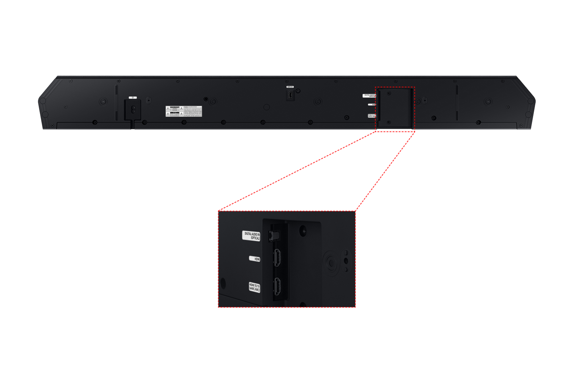 HW-Q700D 사운드바 Jack port