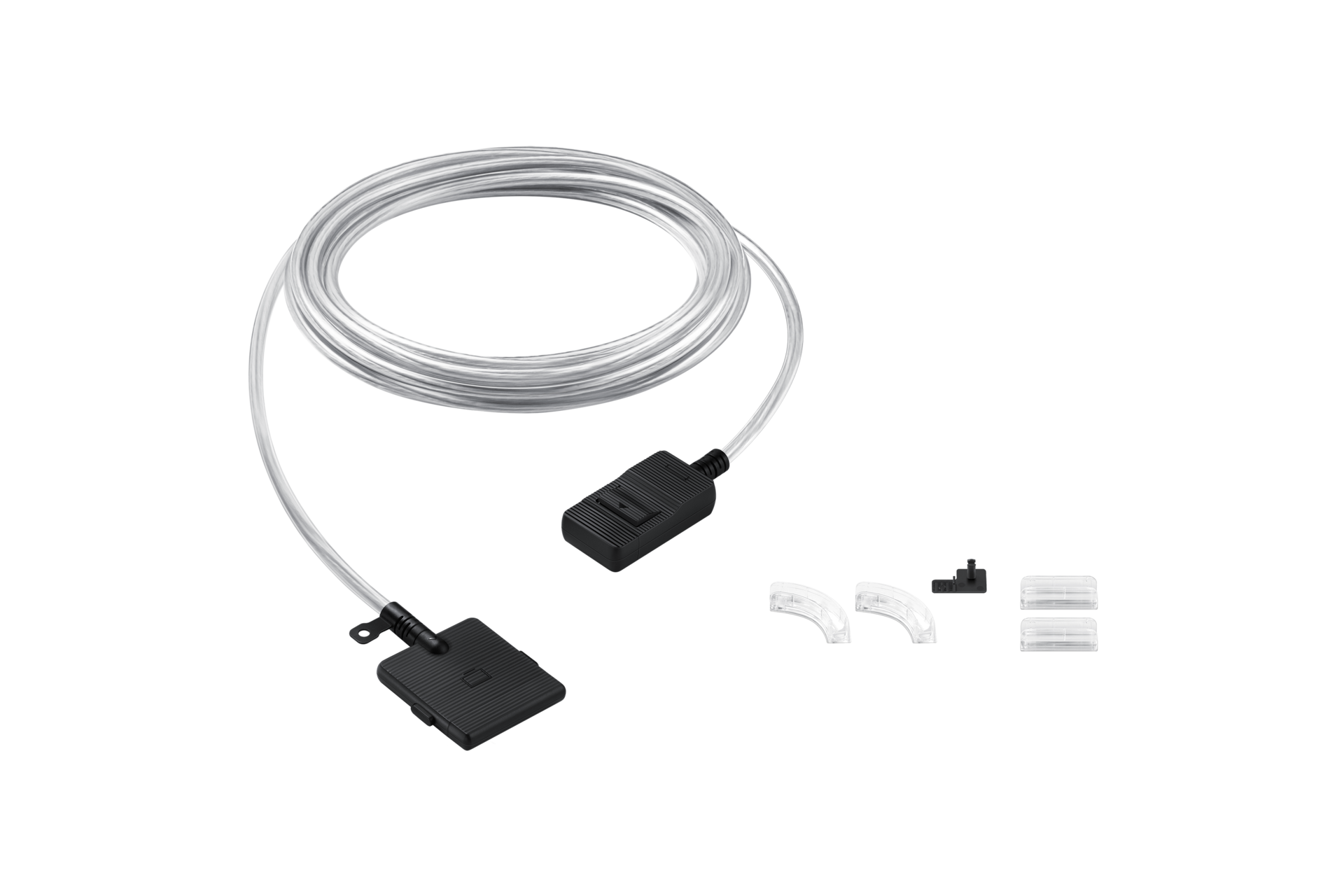 위에서 바라본 케이블과 구성품