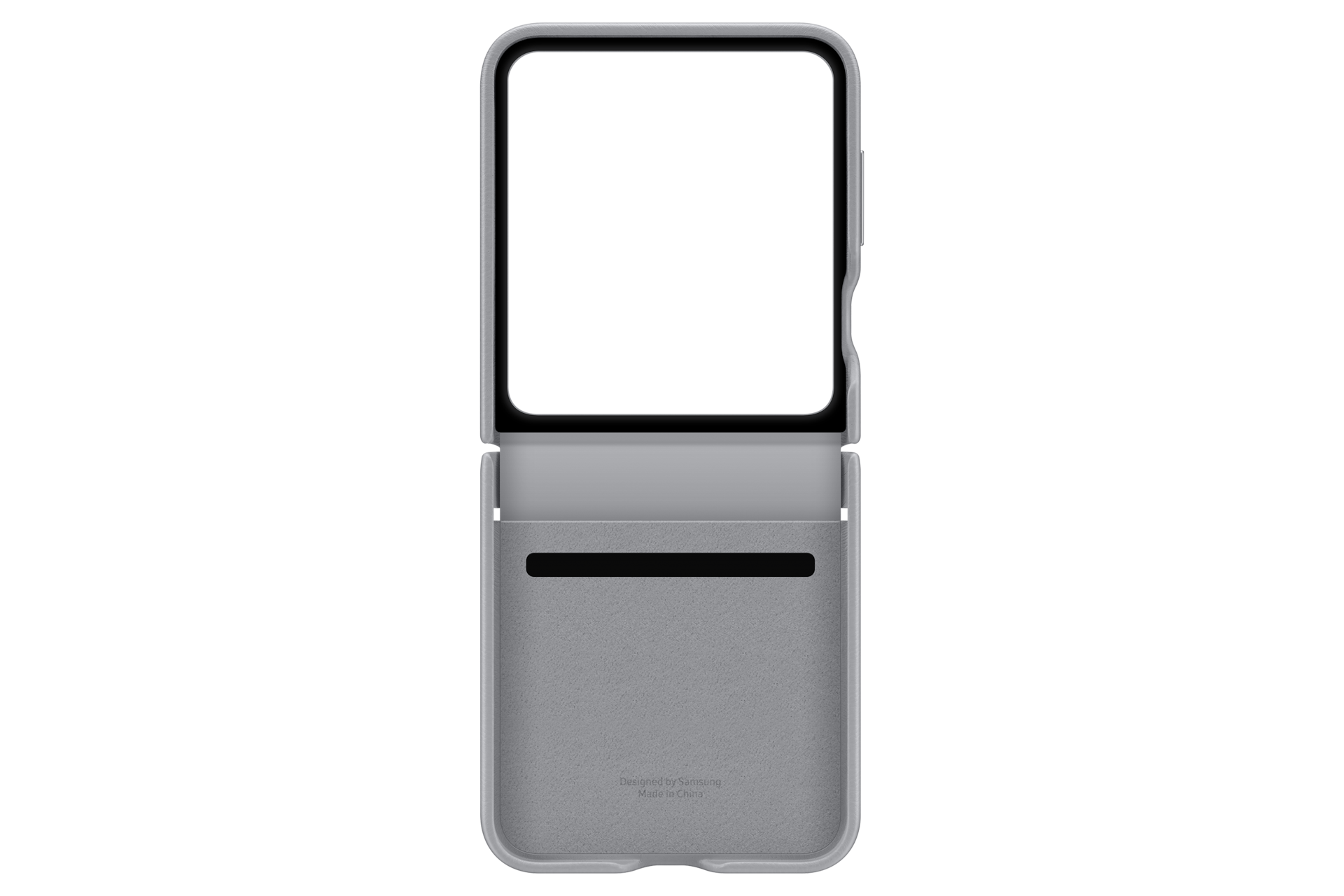 갤럭시 Z 플립6 카인드수트 케이스 (그레이) 뒷면 이미지