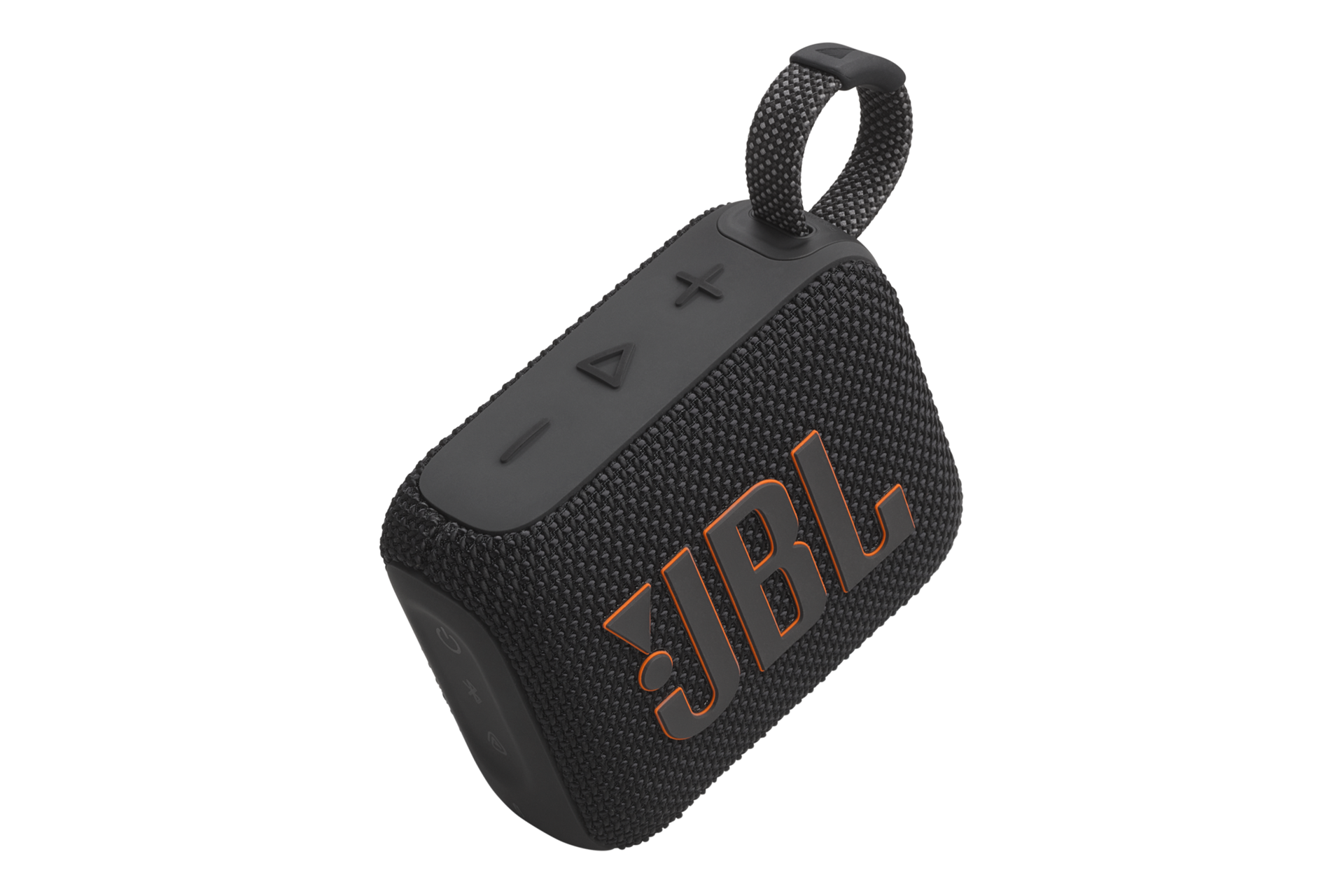 JBL GO 4 포터블 블루투스 스피커 블랙 위면 45도