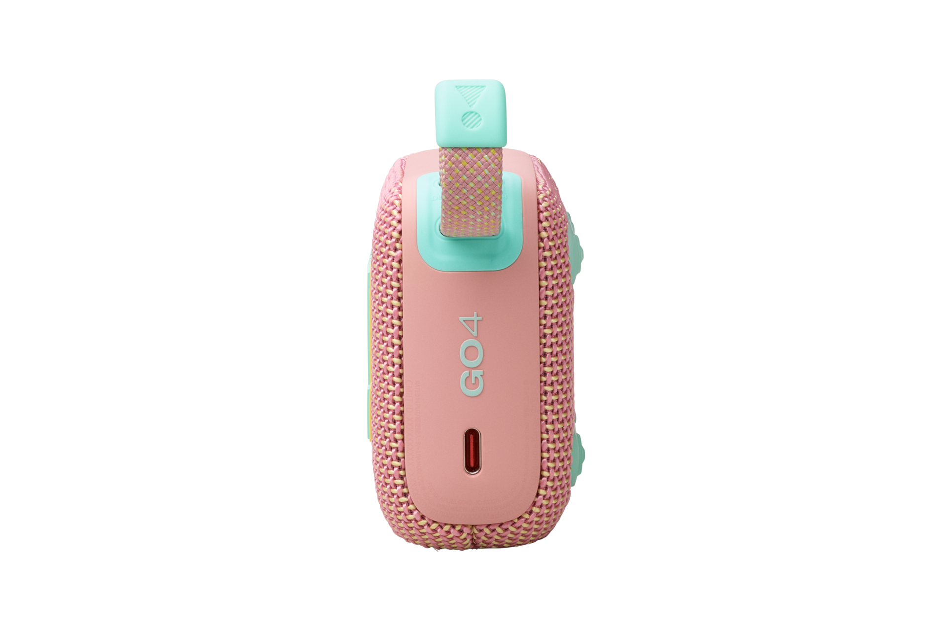 JBL GO 4 포터블 블루투스 스피커 핑크 측면