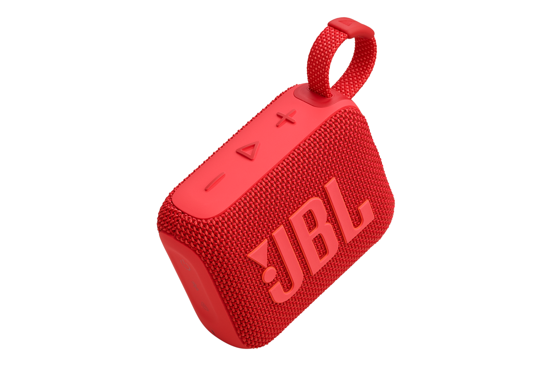 JBL GO 4 포터블 블루투스 스피커 레드 윗면 45도